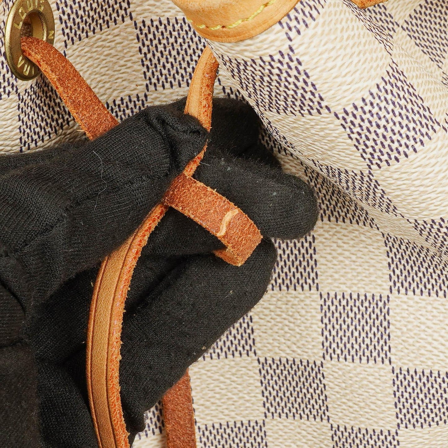 Louis Vuitton Noé Grande GM Damier Azur Canvas Shoulder Bag