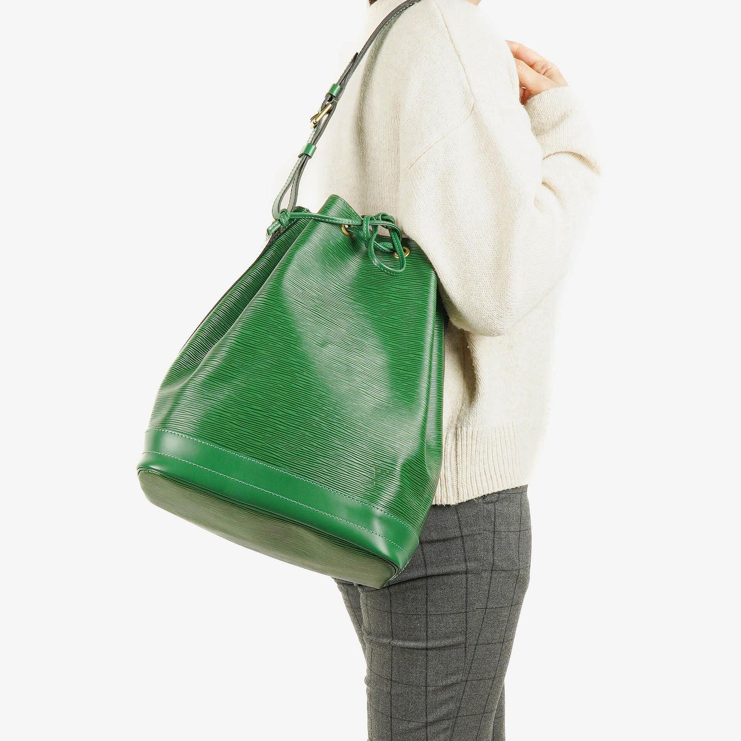 Louis Vuitton Noe Grande GM Green Epi Leather Shoulder Bag