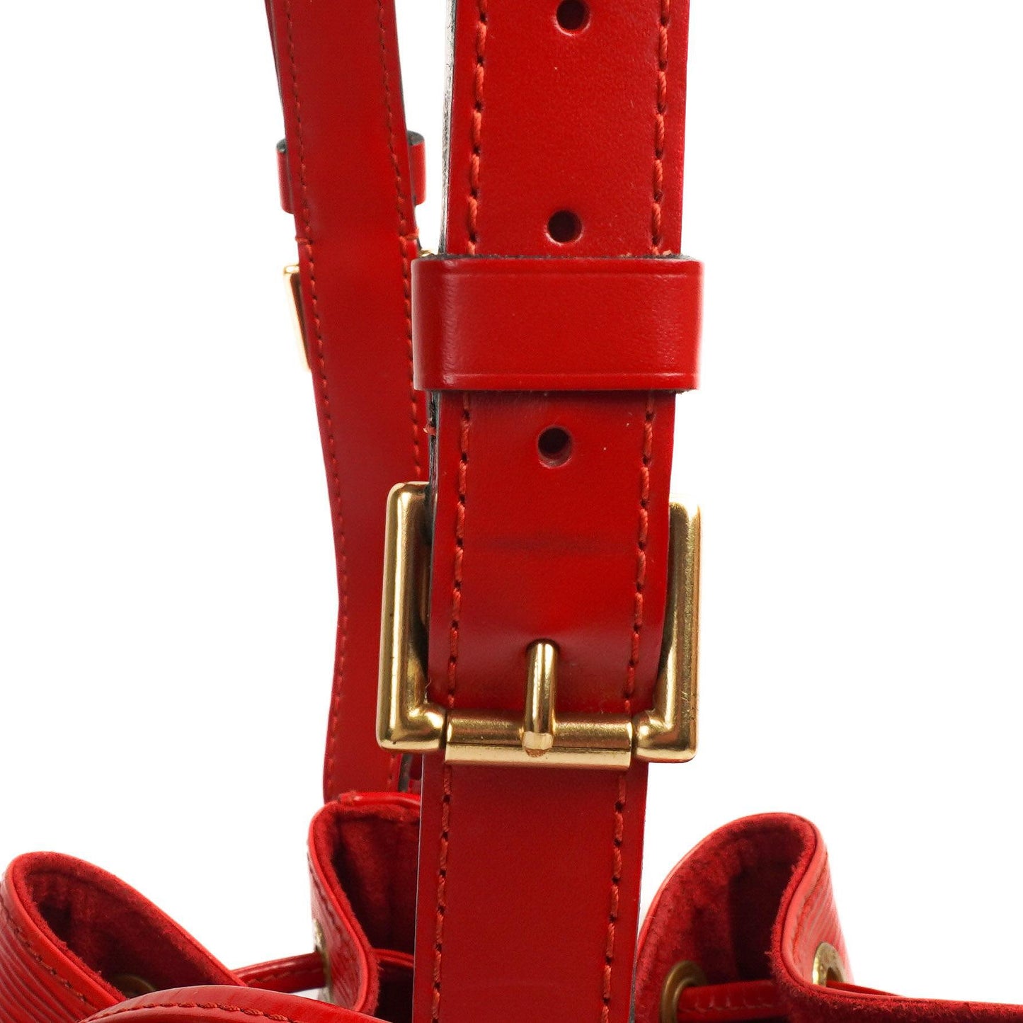 Louis Vuitton Noe Grande GM Red EPI Leather Shoulder Bag