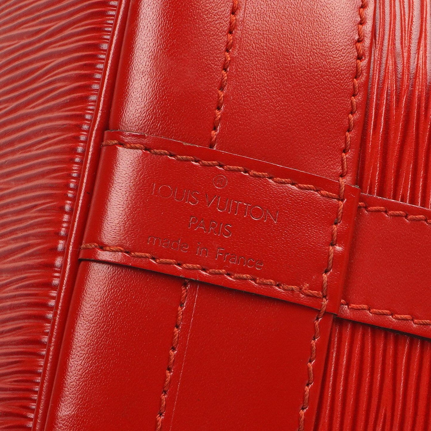 Louis Vuitton Noe Grande GM Red EPI Leather Shoulder Bag