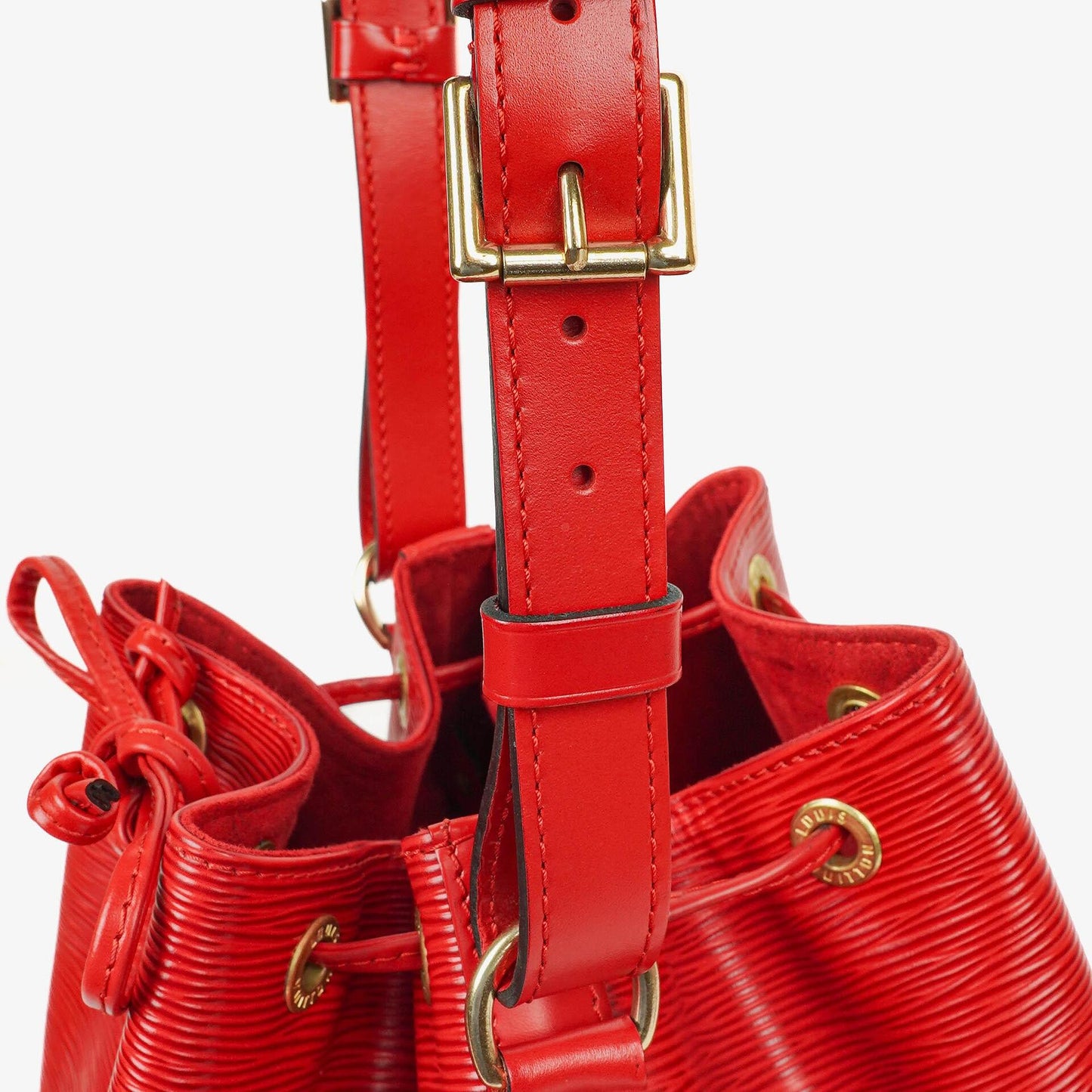 Louis Vuitton Noe Grande GM Red EPI Leather Shoulder Bag