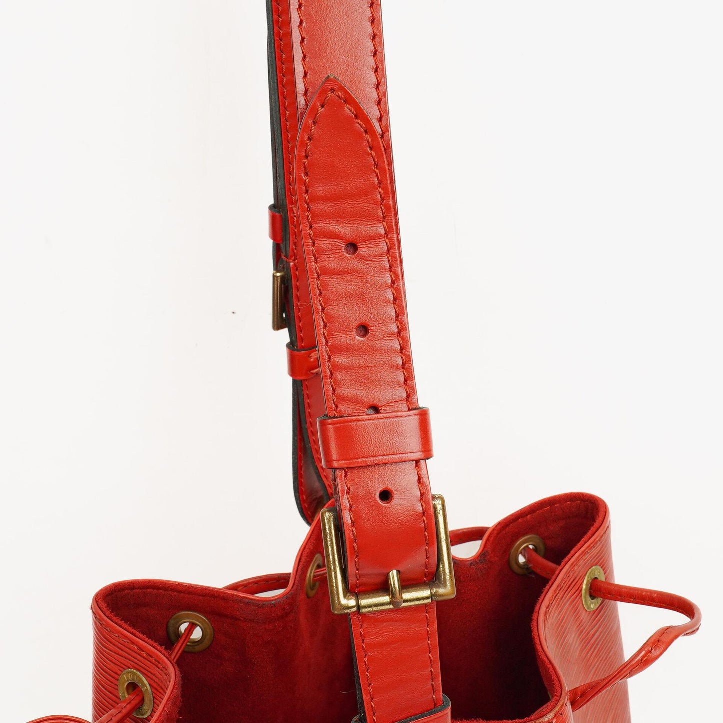 Louis Vuitton Noe Grande GM Red Epi Leather Shoulder Bag