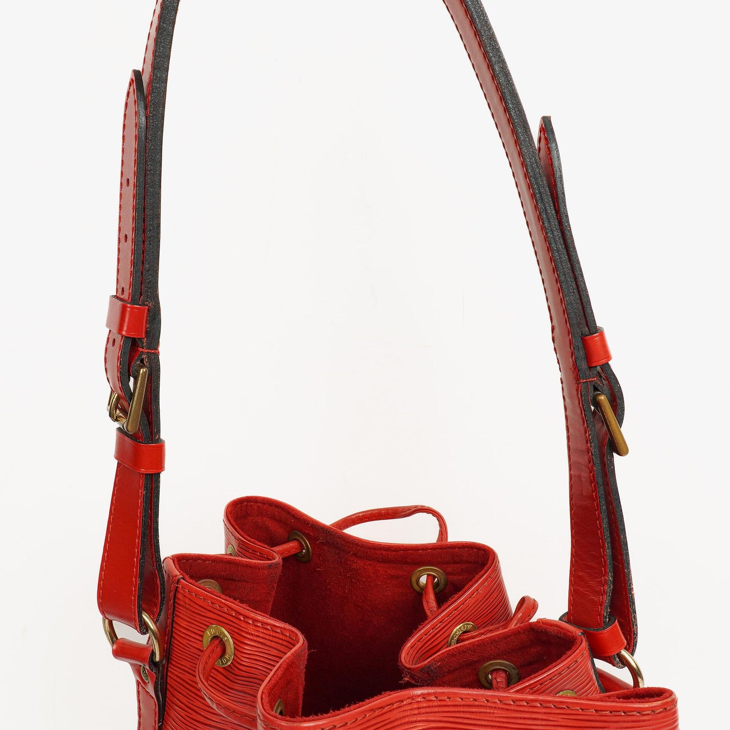 Louis Vuitton Noe Grande GM Red Epi Leather Shoulder Bag