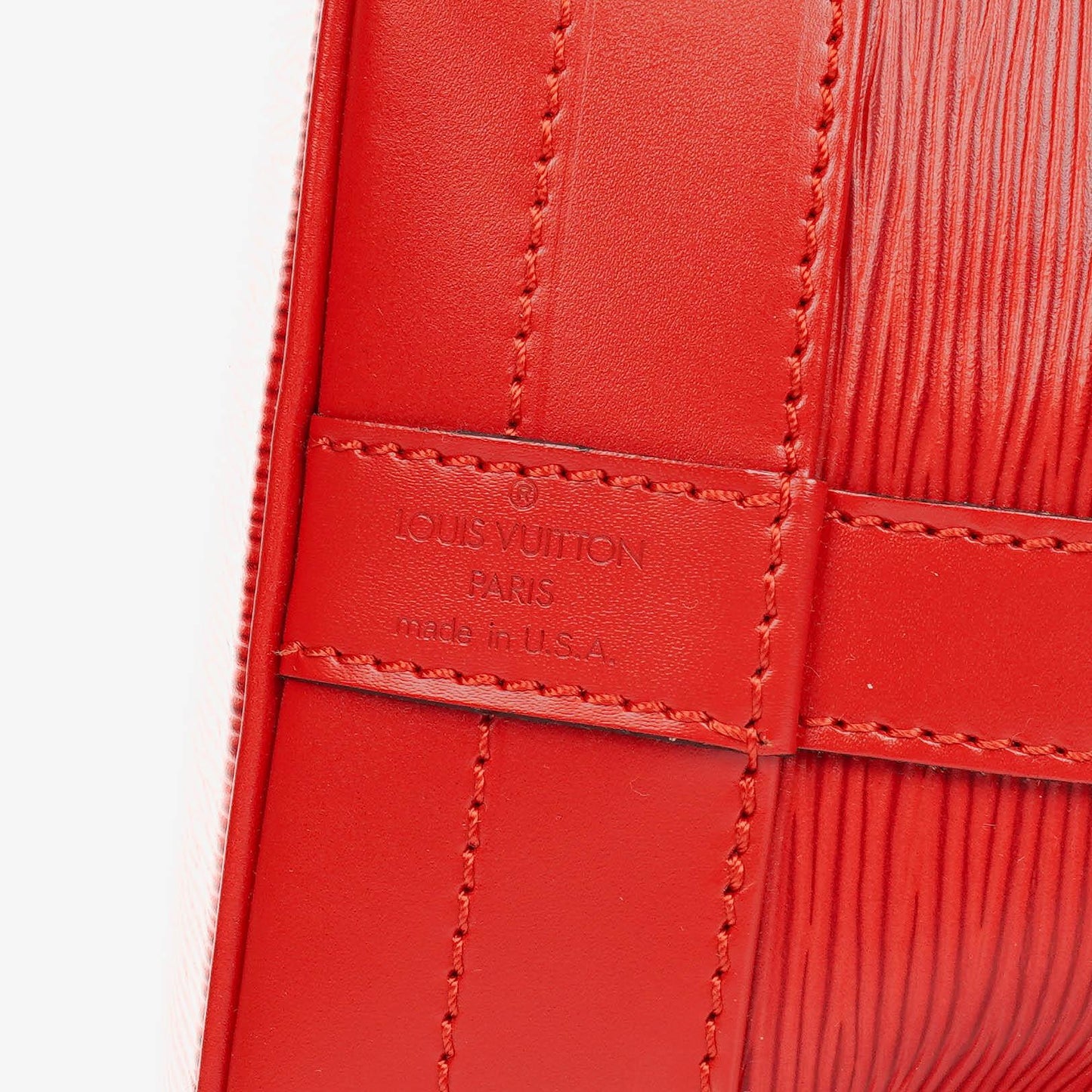 Louis Vuitton Noe Grande GM Red Epi Leather Shoulder Bag