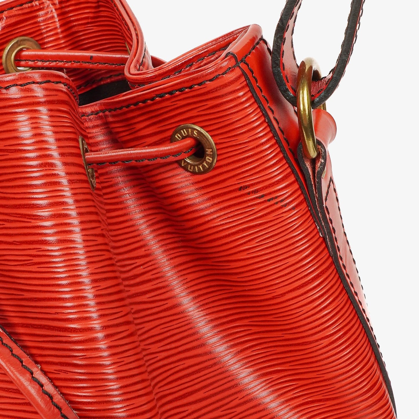 Louis Vuitton Noe Grande GM Red EPI Leather Shoulder Bag