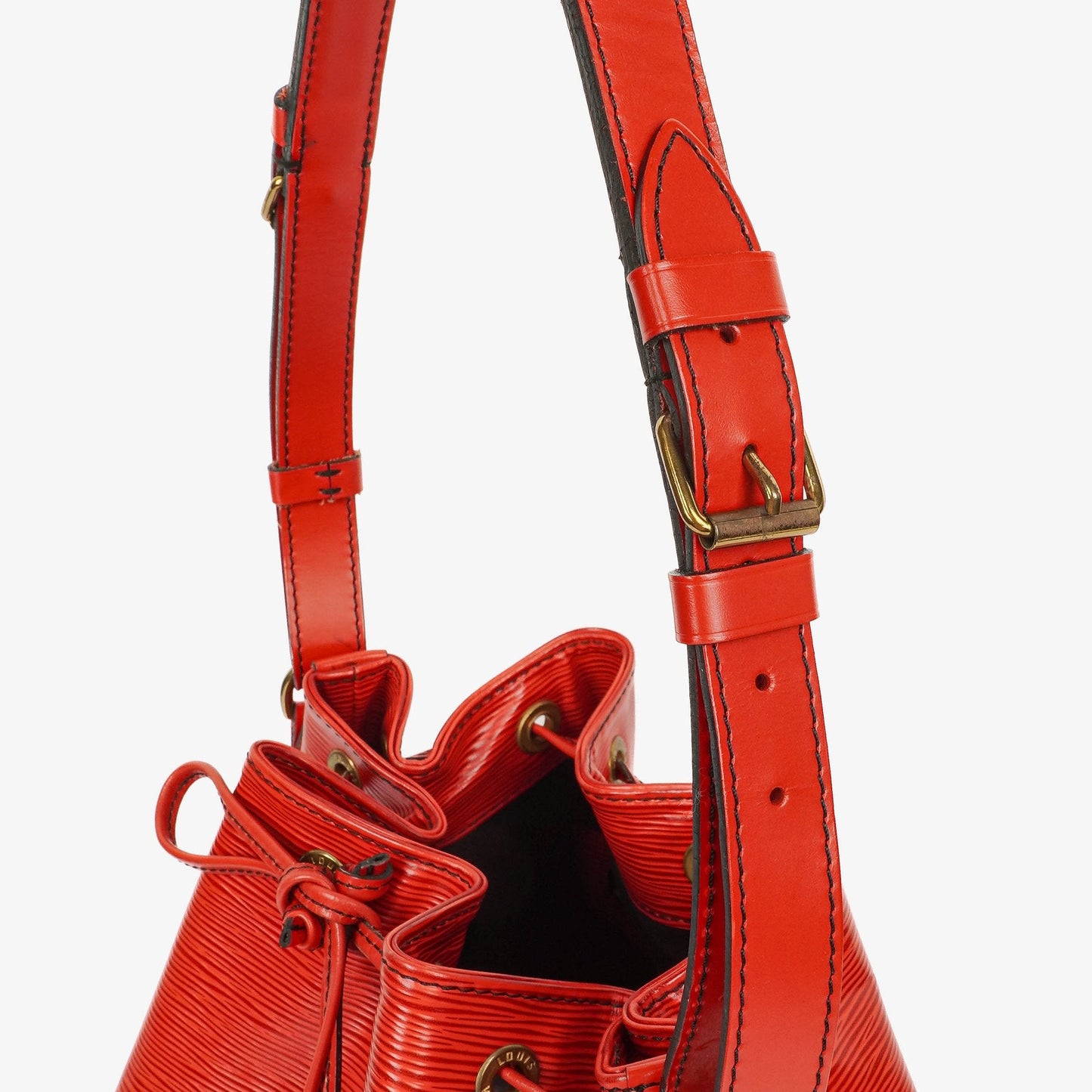 Louis Vuitton Noe Grande GM Red EPI Leather Shoulder Bag