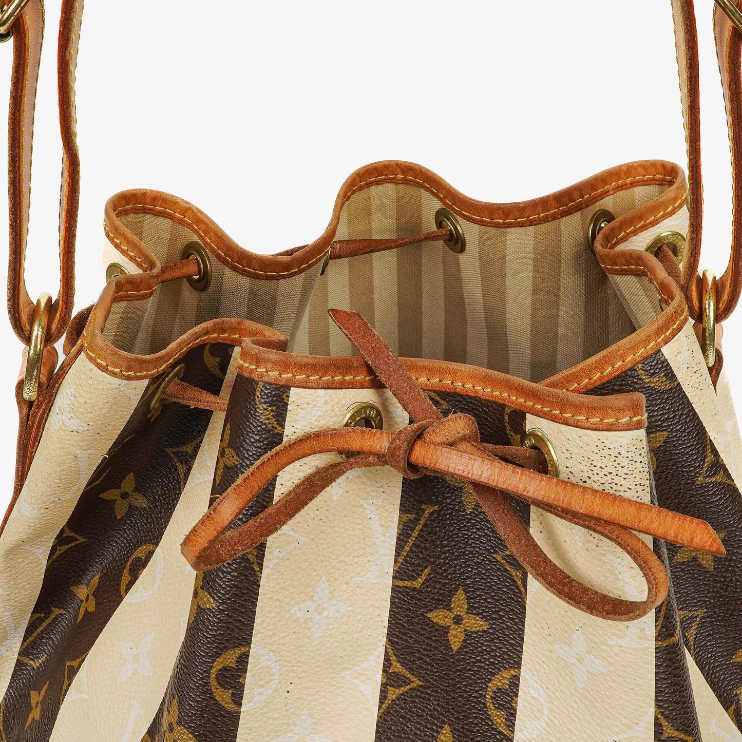 Louis Vuitton Noe Grande Limited Edition Monogram Rayures Shoulder Bag