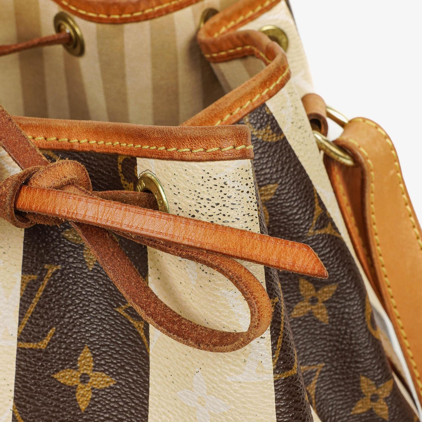 Louis Vuitton Noe Grande Limited Edition Monogram Rayures Shoulder Bag