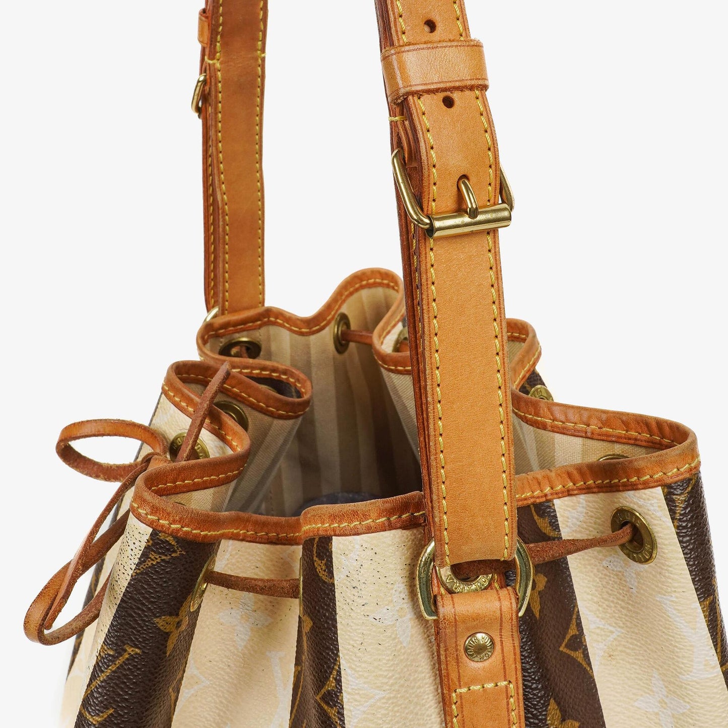 Louis Vuitton Noe Grande Limited Edition Monogram Rayures Shoulder Bag
