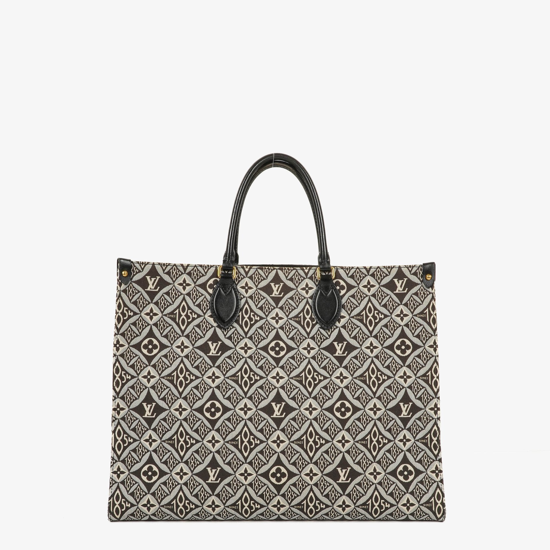 Louis Vuitton Onthego GM Gris Since 1854 Canvas Tote Bag