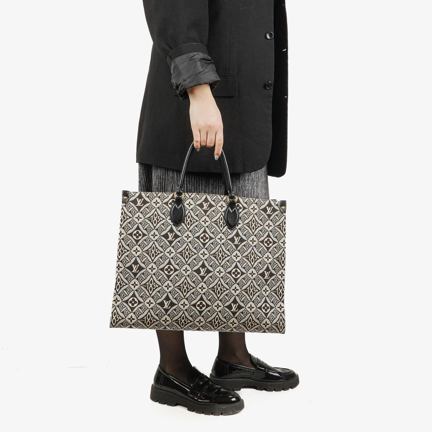 Louis Vuitton Onthego GM Gris Since 1854 Canvas Tote Bag