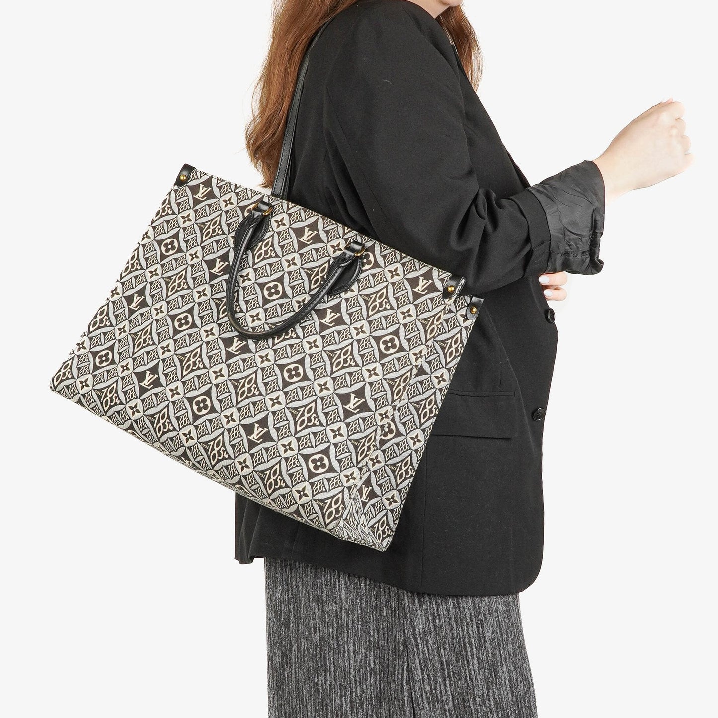 Louis Vuitton Onthego GM Gris Since 1854 Canvas Tote Bag