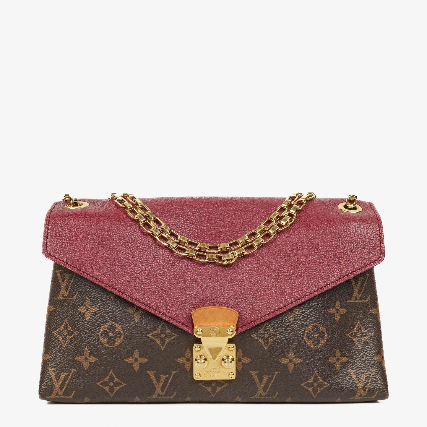 Louis Vuitton Pallas Aurore Monogram Canvas Bag
