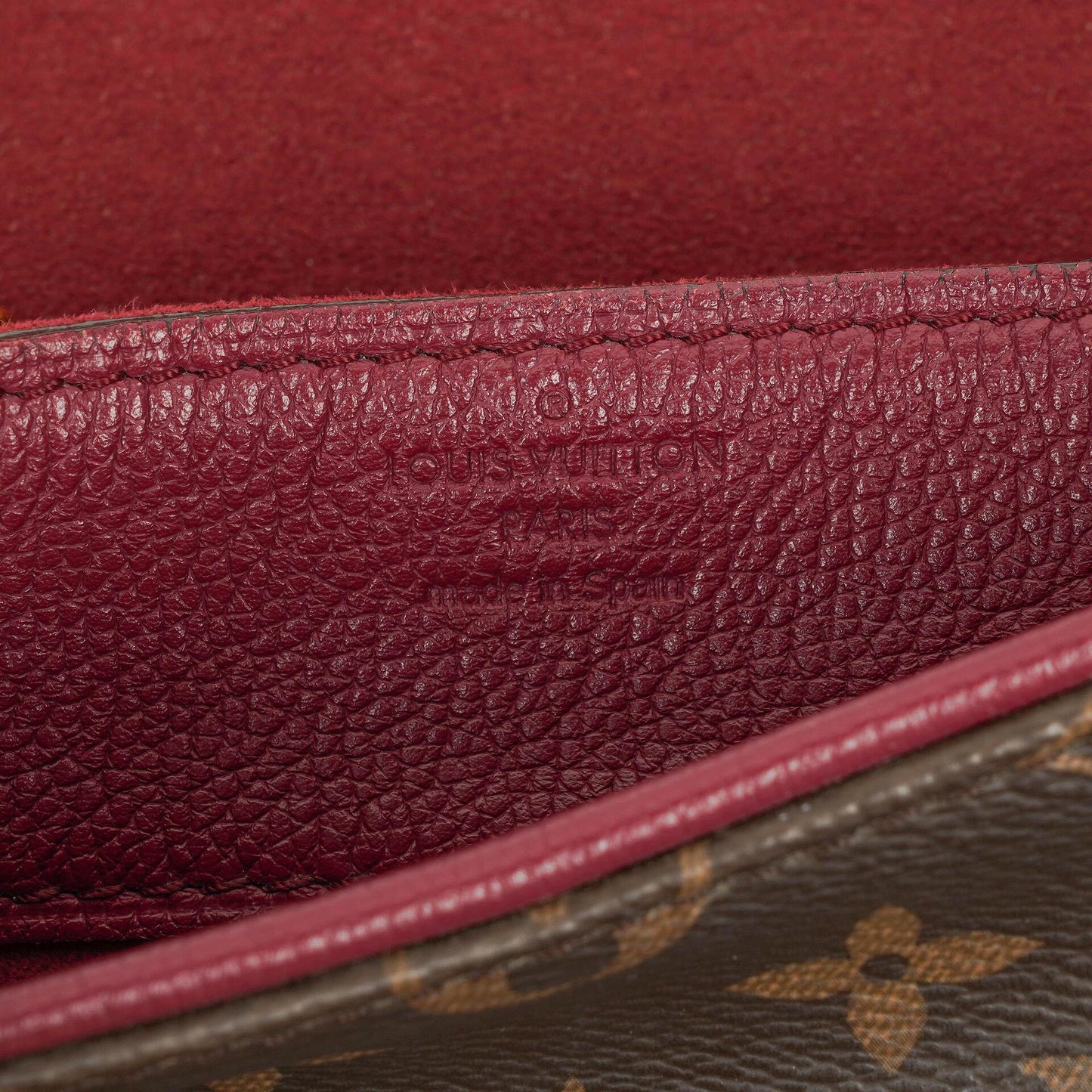 Louis Vuitton Pallas Aurore Monogram Canvas Bag