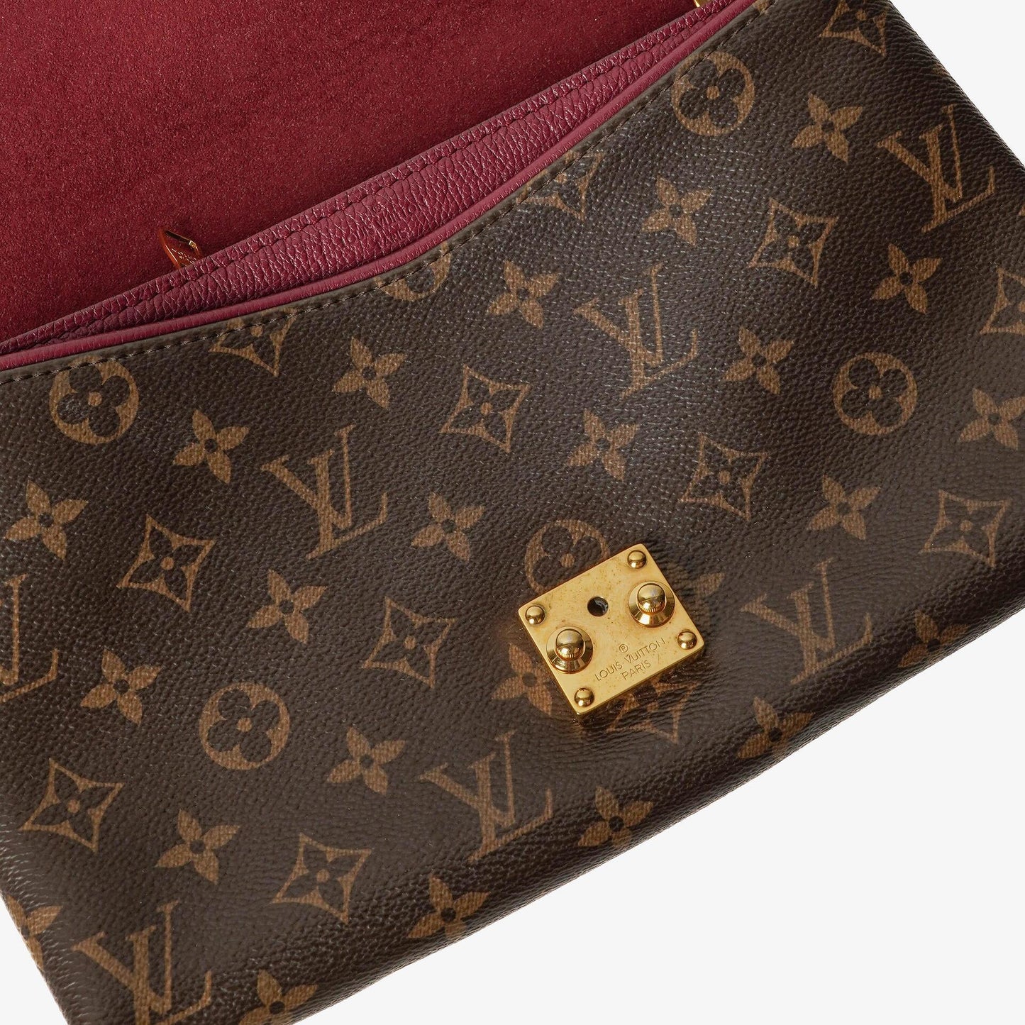 Louis Vuitton Pallas Aurore Monogram Canvas Bag