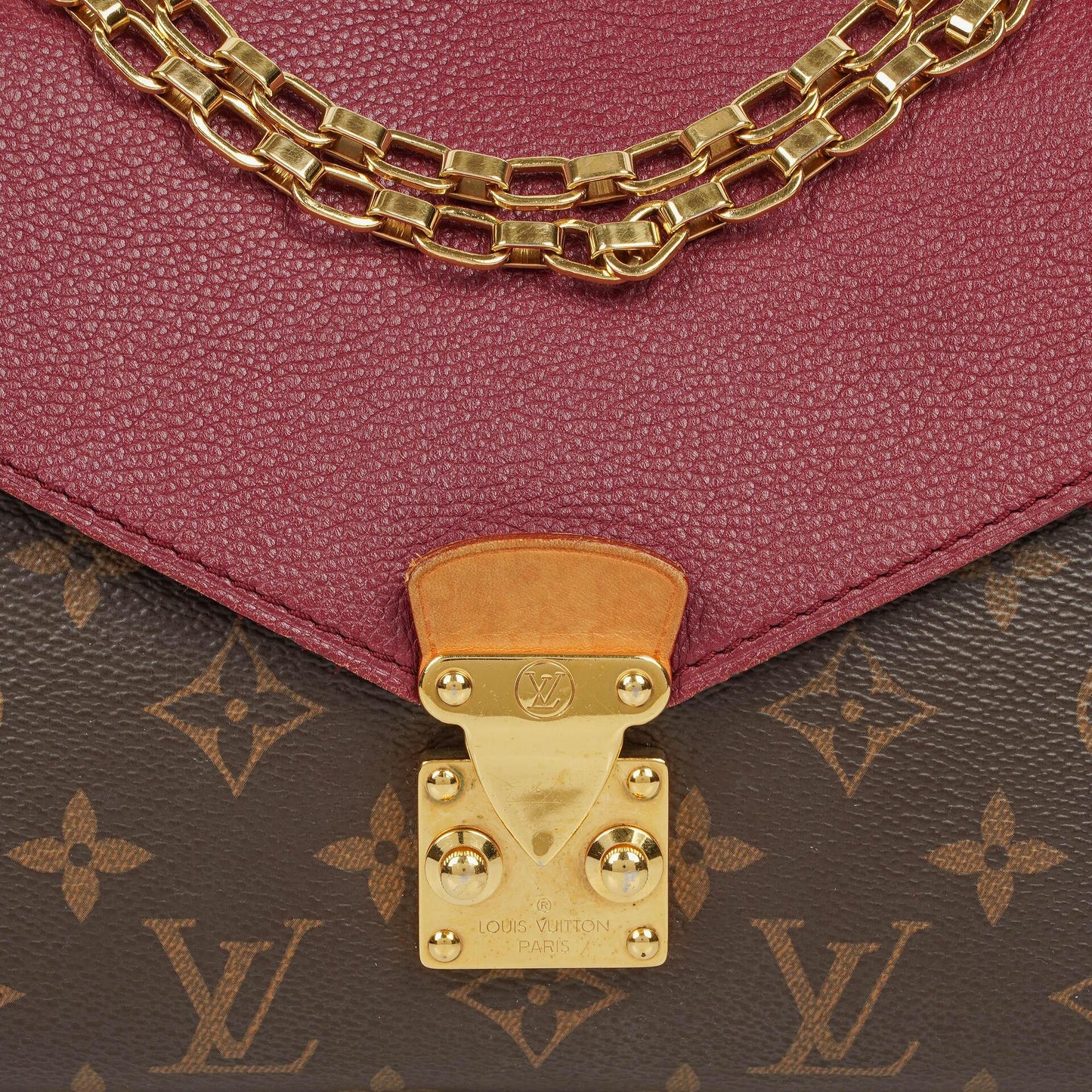 Louis Vuitton Pallas Aurore Monogram Canvas Bag