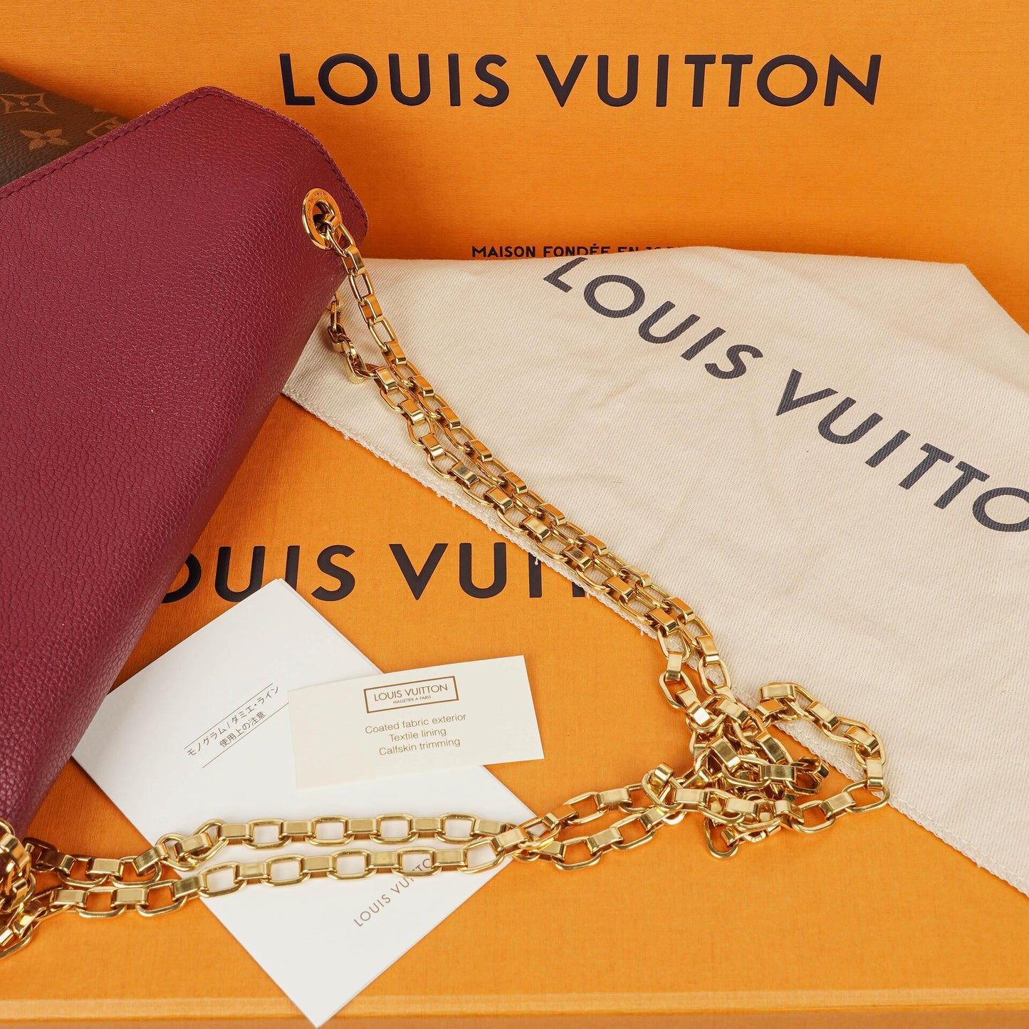Louis Vuitton Pallas Aurore Monogram Canvas Bag