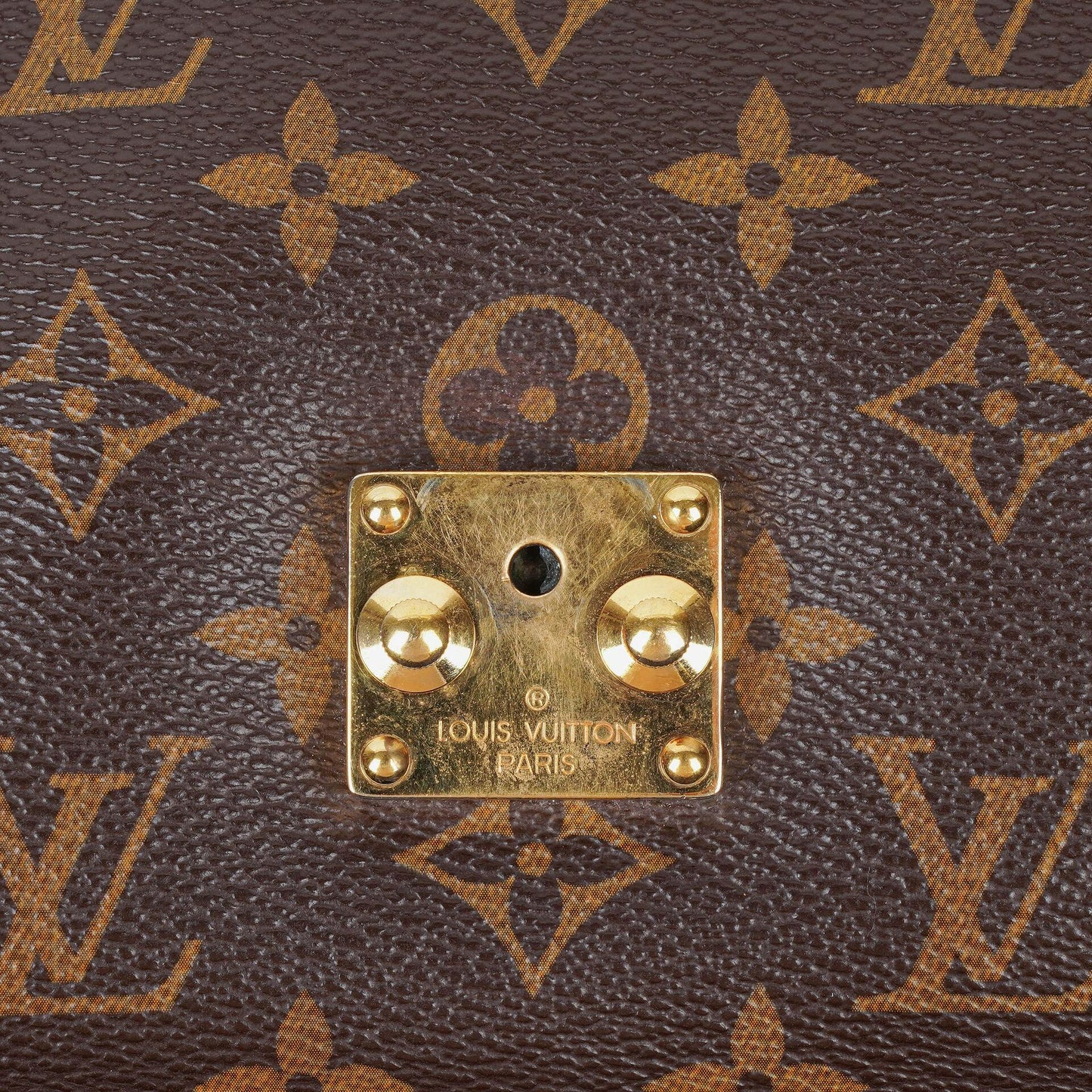 Louis Vuitton Pallas Rose Litchi Chain Monogram Canvas Bag