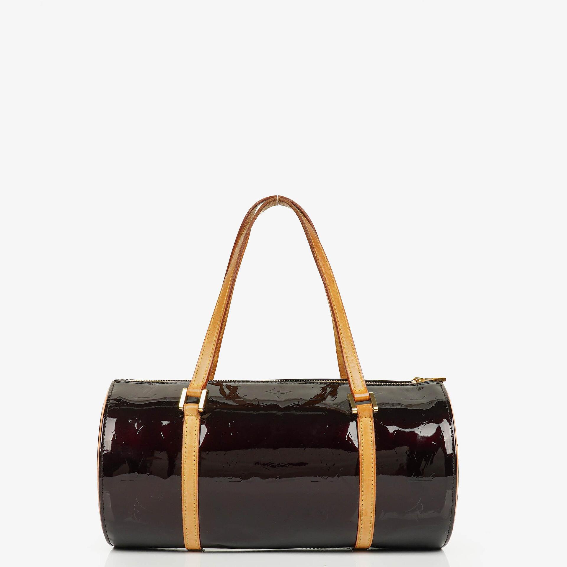 Louis Vuitton Papillon 30 Bedford Amarante Monogram Vernis Leather Bag