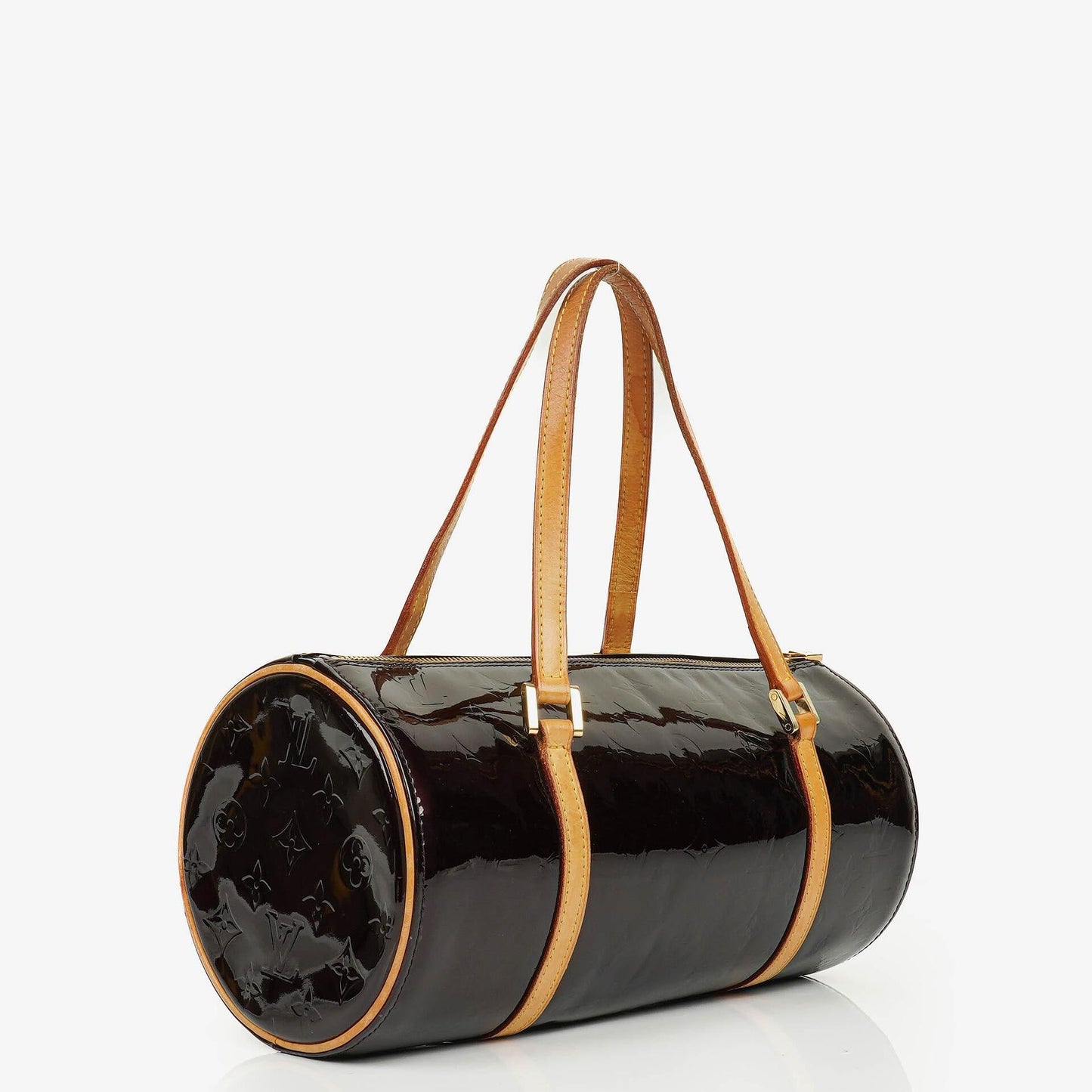 Louis Vuitton Papillon 30 Bedford Amarante Monogram Vernis Leather Bag