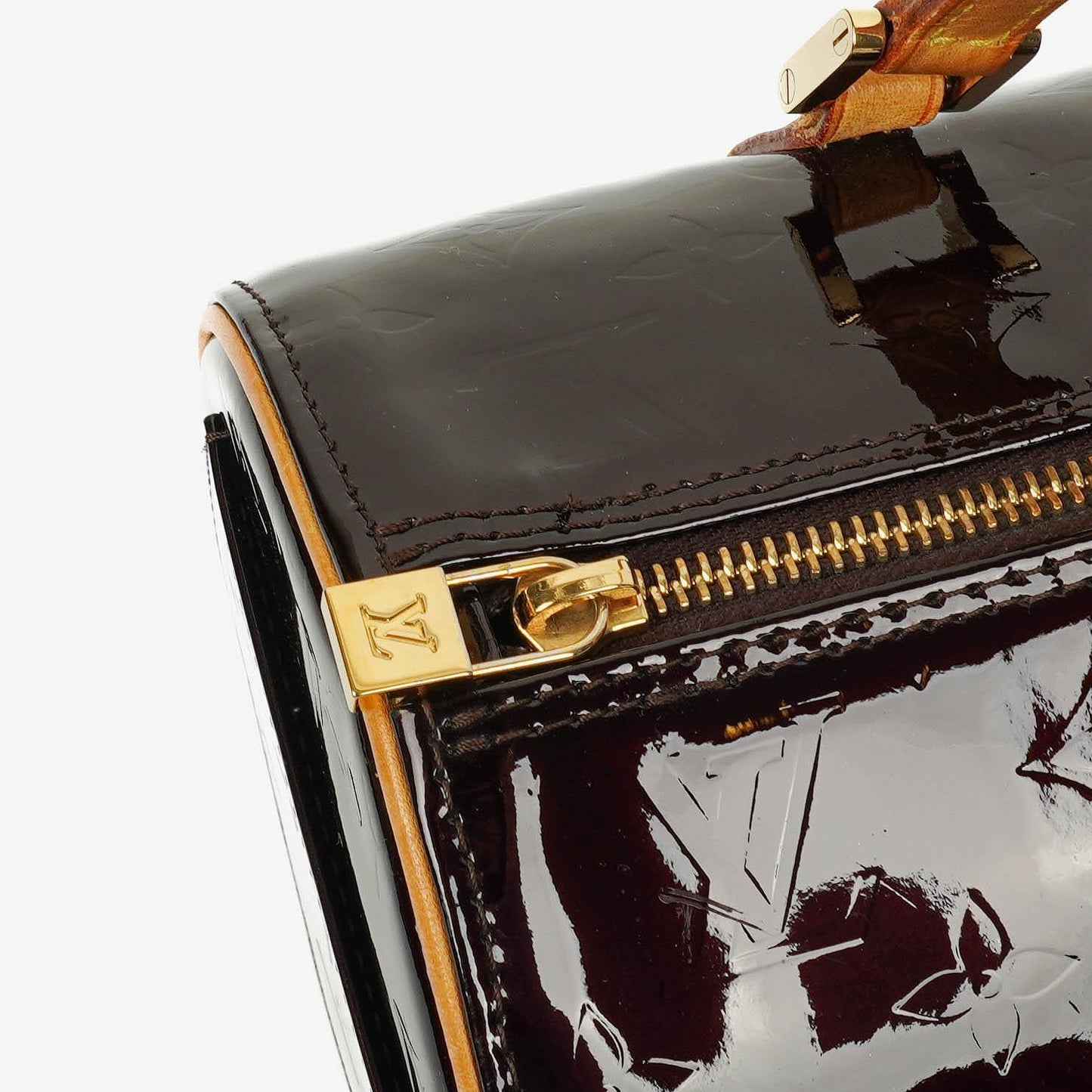 Louis Vuitton Papillon 30 Bedford Amarante Monogram Vernis Leather Bag