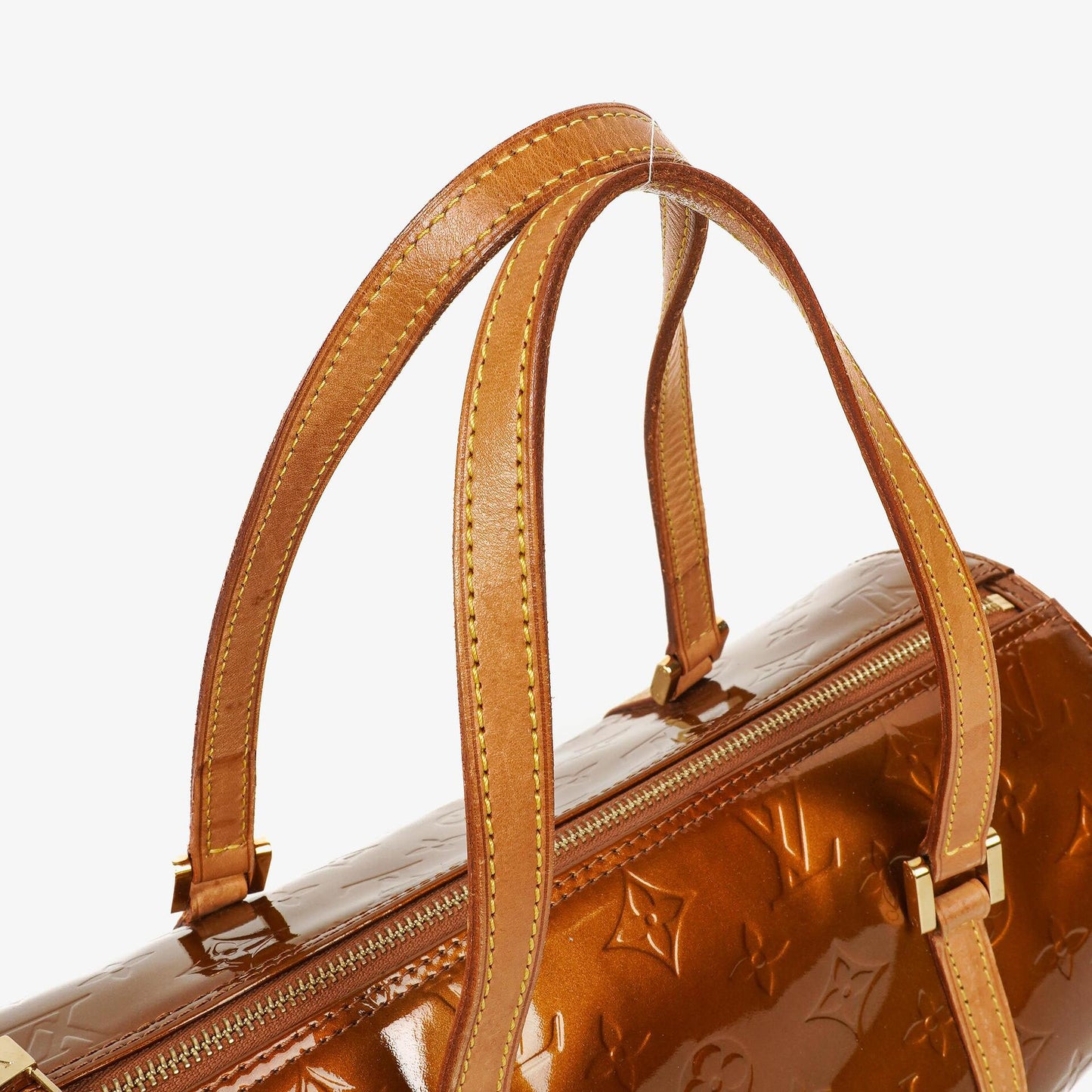 Louis Vuitton Papillon 30 Bedford Bronze Monogram Vernis Leather Bag