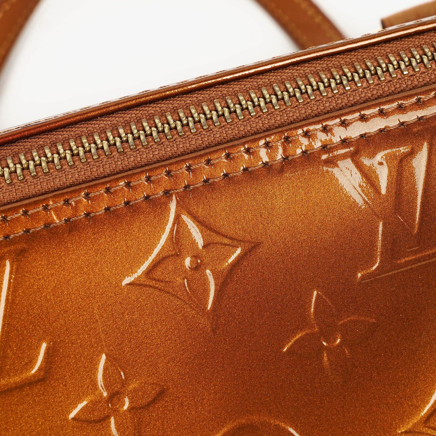 Louis Vuitton Papillon 30 Bedford Bronze Monogram Vernis Leather Bag