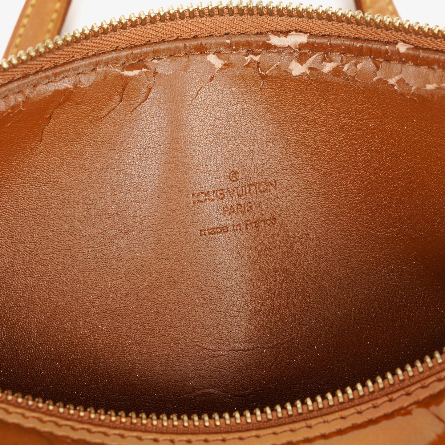 Louis Vuitton Papillon 30 Bedford Bronze Monogram Vernis Leather Bag