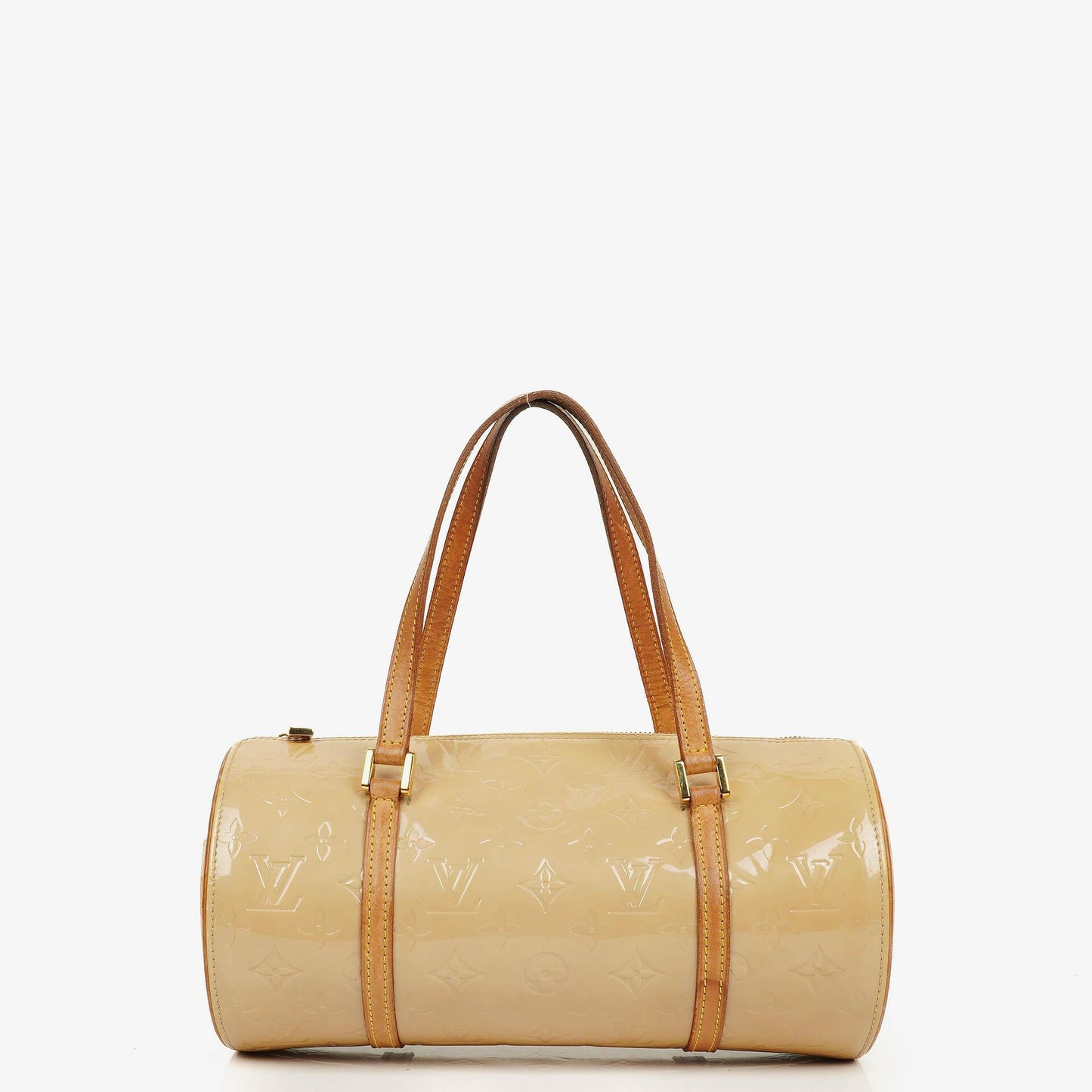 Louis Vuitton Papillon 30 Bedford Cream Beige Monogram Vernis Leather Bag
