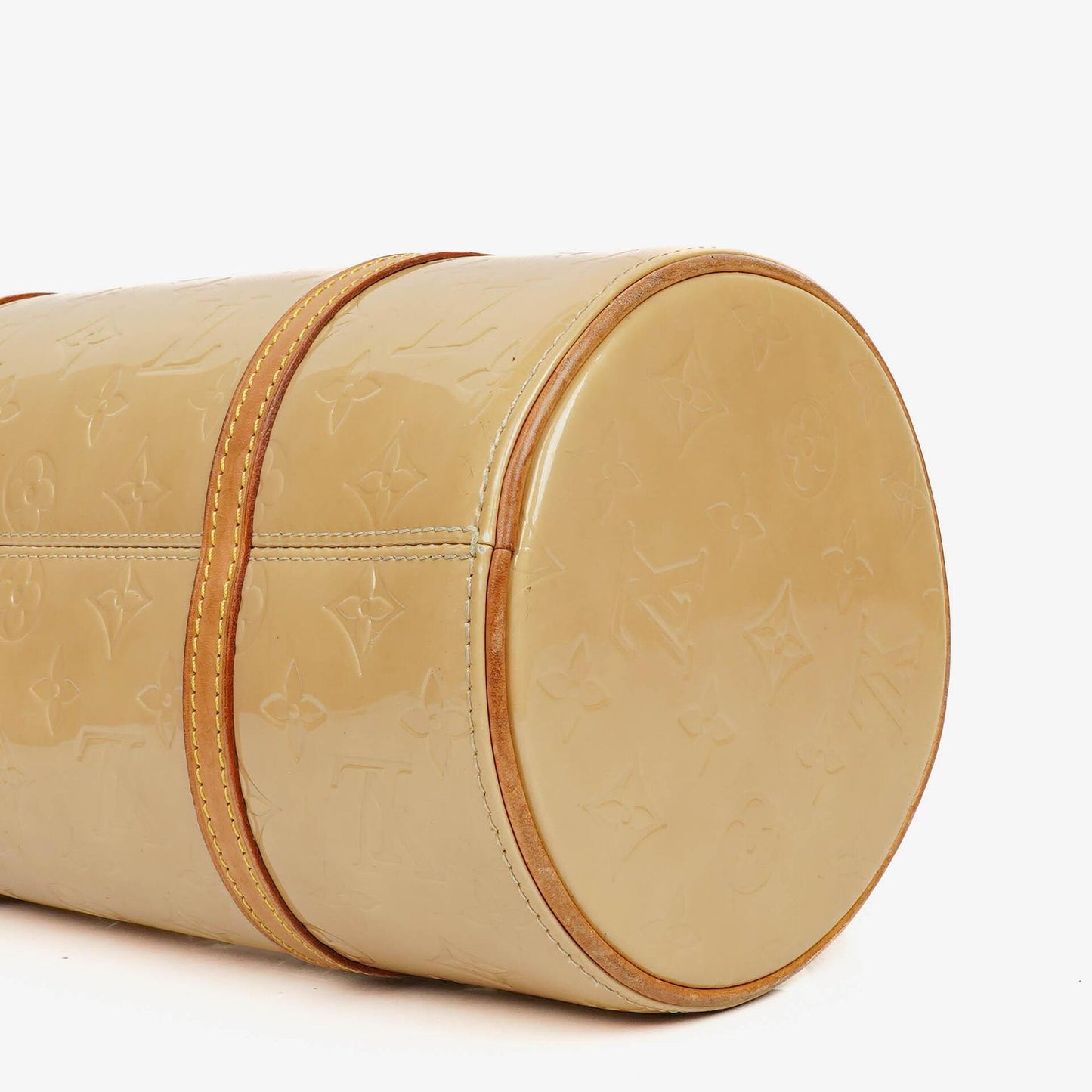 Louis Vuitton Papillon 30 Bedford Cream Beige Monogram Vernis Leather Bag