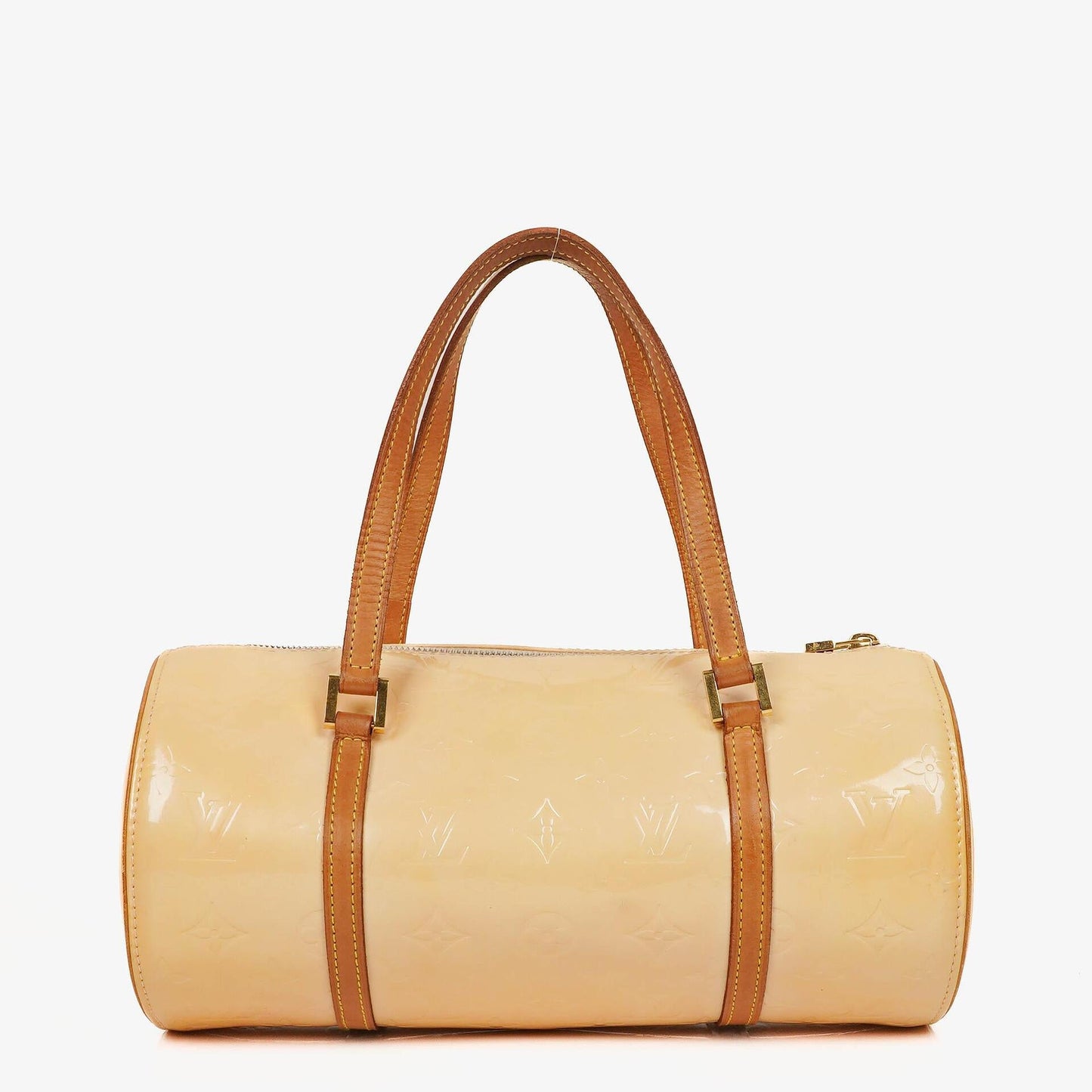 Louis Vuitton Papillon 30 Bedford Creamy Beige Monogram Vernis Leather Bag