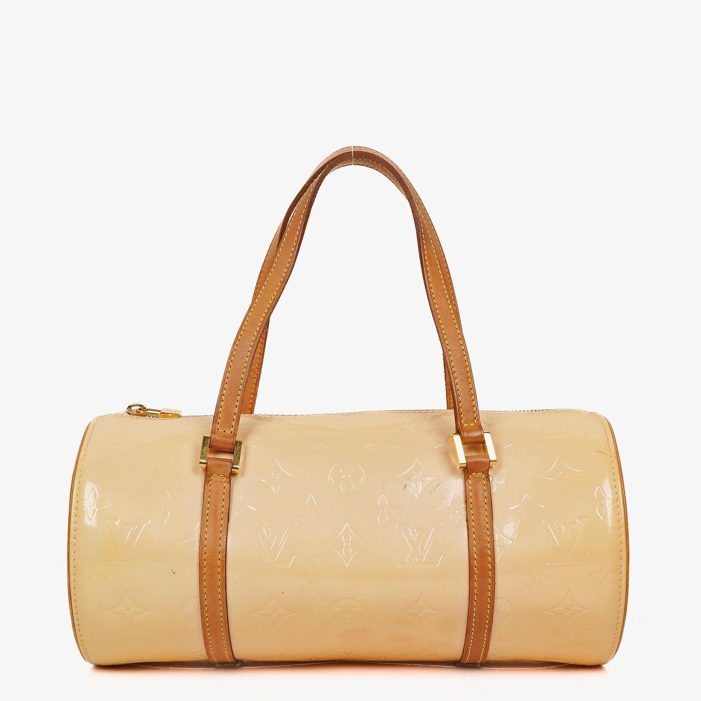Louis Vuitton Papillon 30 Bedford Creamy Beige Monogram Vernis Leather Bag