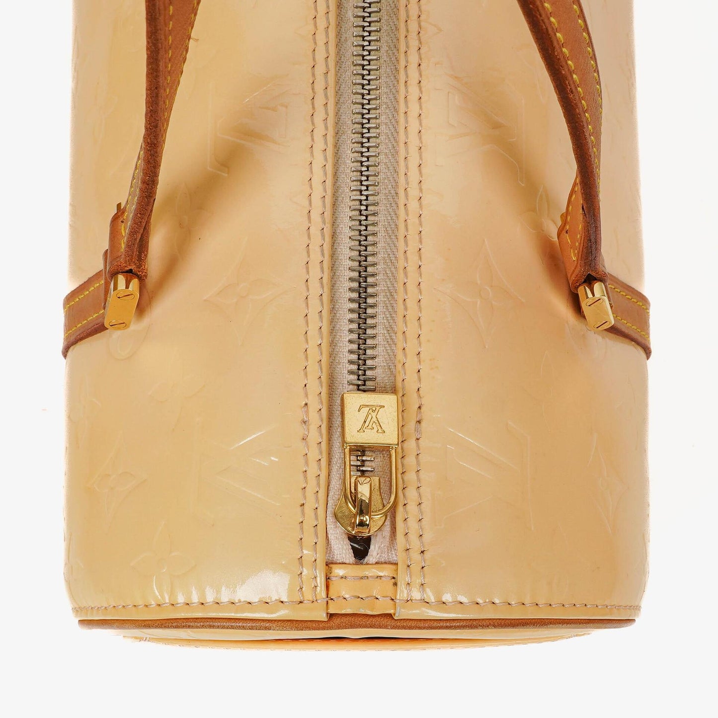 Louis Vuitton Papillon 30 Bedford Creamy Beige Monogram Vernis Leather Bag