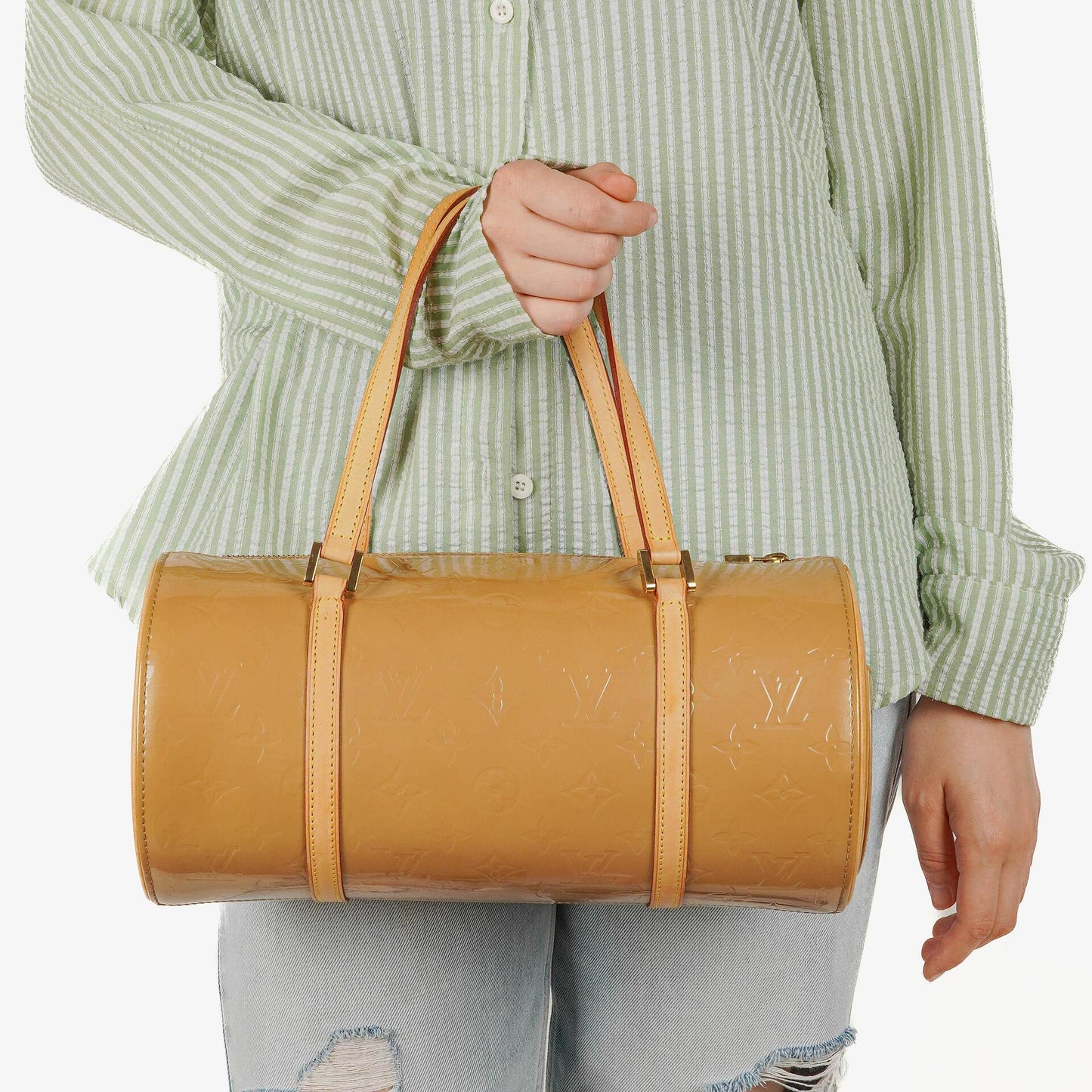 Louis Vuitton Papillon 30 Bedford Monogram Vernis Leather Bag