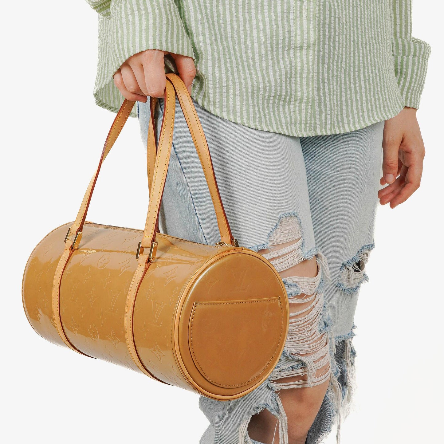 Louis Vuitton Papillon 30 Bedford Monogram Vernis Leather Bag