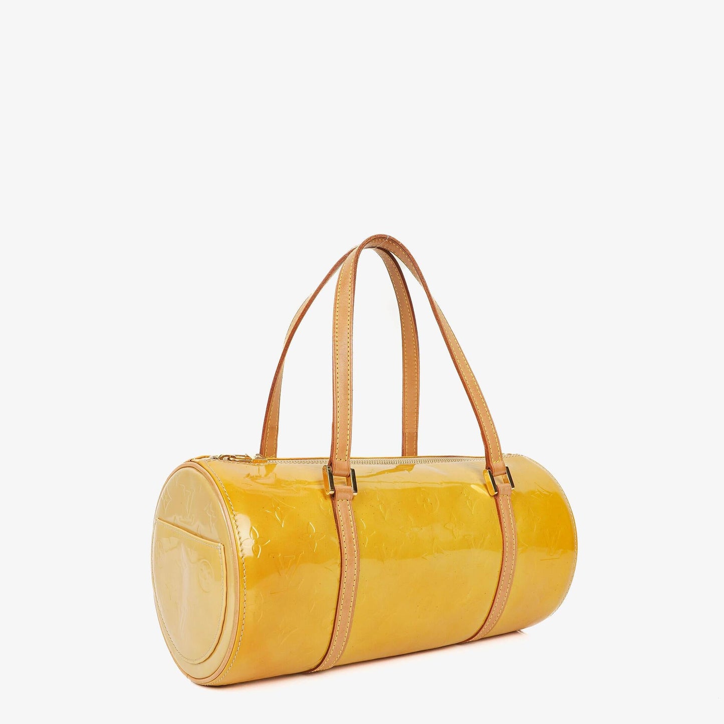 Louis Vuitton Papillon 30 Bedford Yellow Monogram Vernis Leather Bag