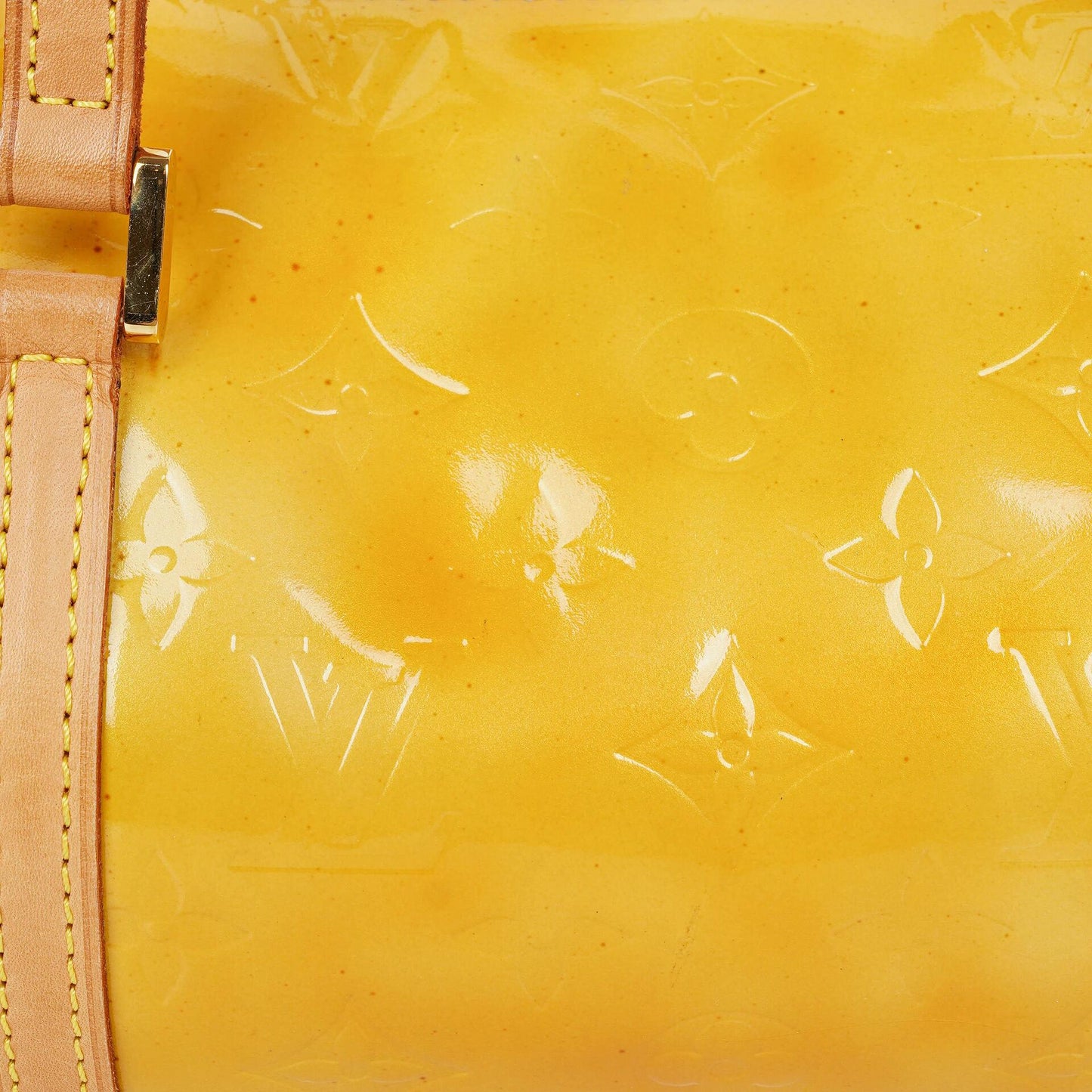 Louis Vuitton Papillon 30 Bedford Yellow Monogram Vernis Leather Bag