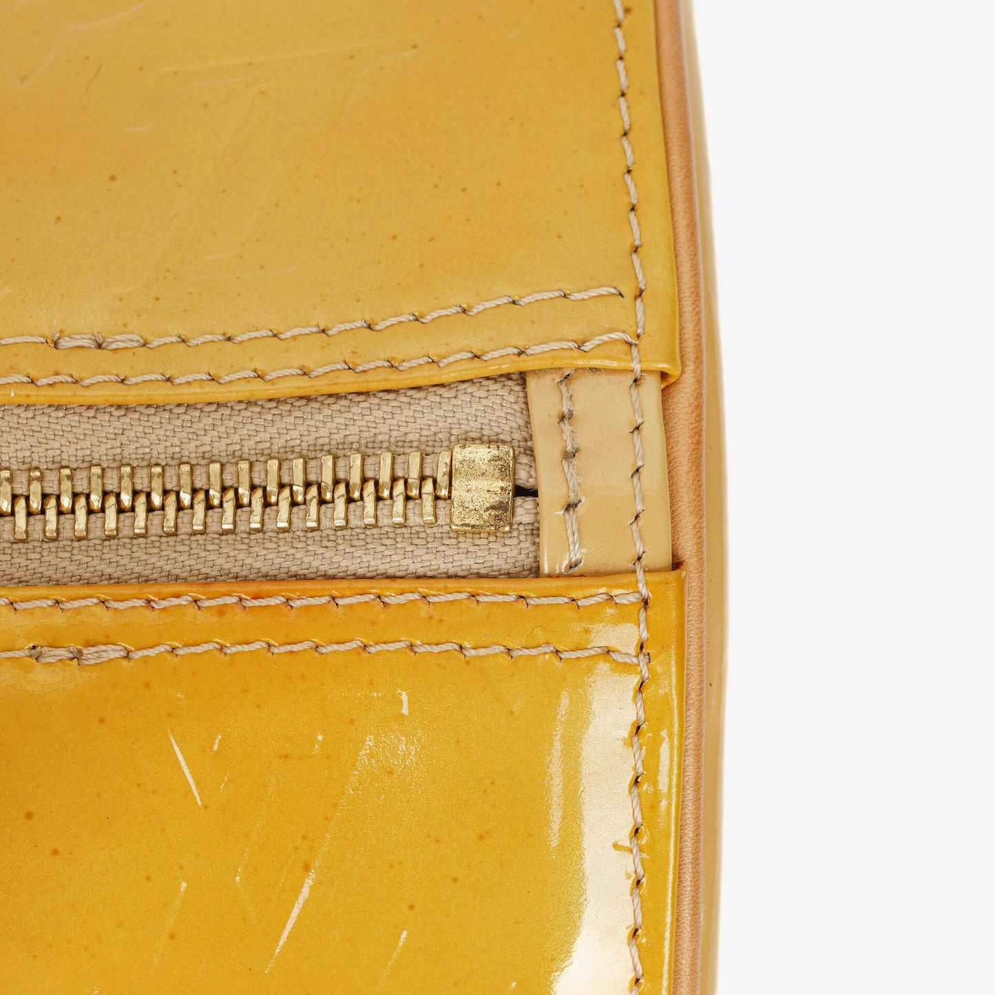Louis Vuitton Papillon 30 Bedford Yellow Monogram Vernis Leather Bag