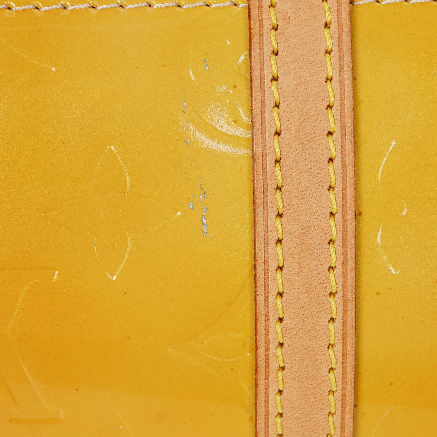 Louis Vuitton Papillon 30 Bedford Yellow Monogram Vernis Leather Bag