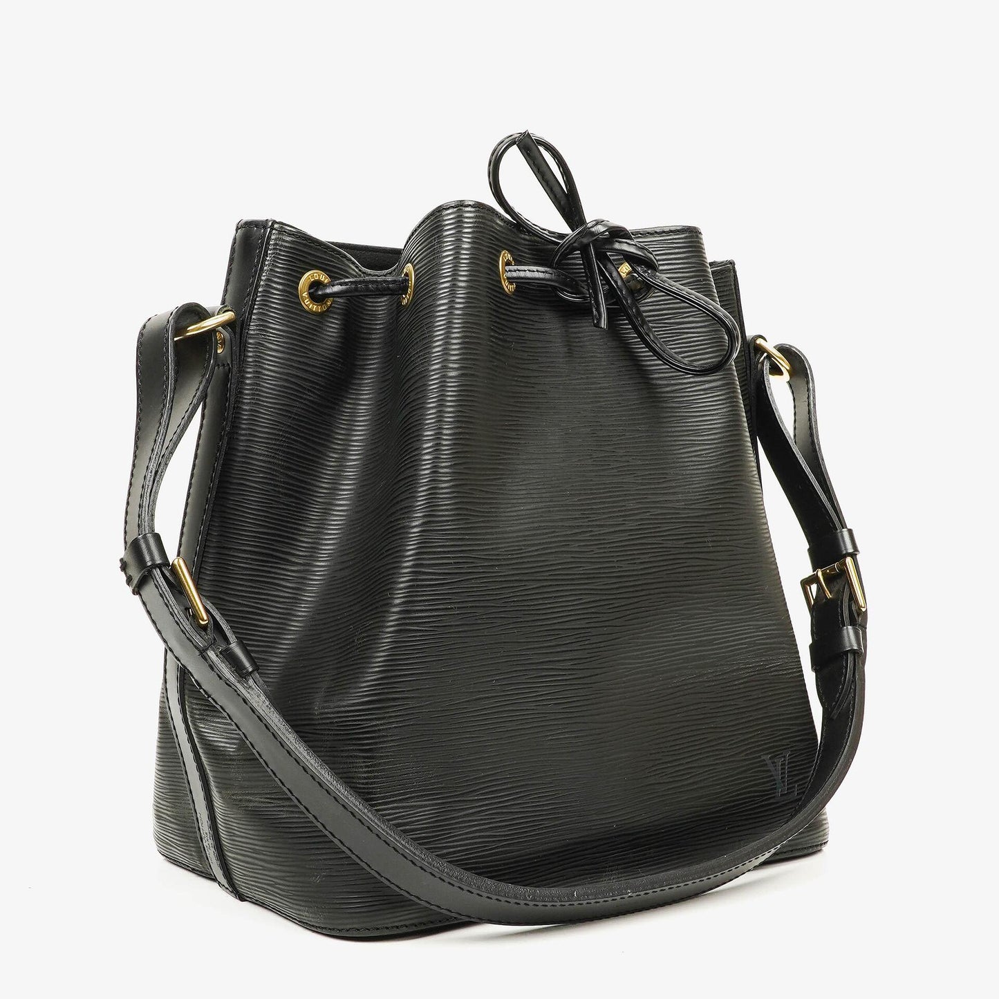 Louis Vuitton Petit Noe Black EPI Leather Shoulder Bag
