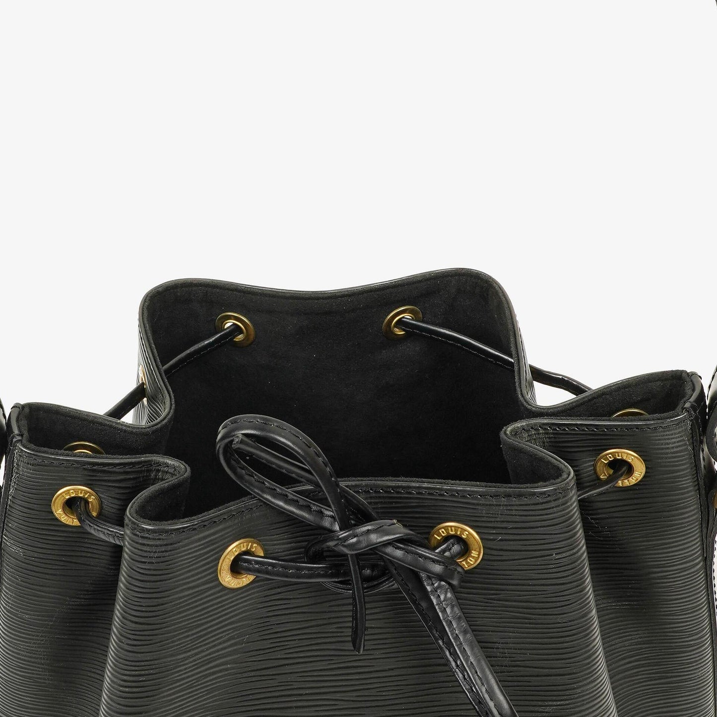 Louis Vuitton Petit Noe Black EPI Leather Shoulder Bag