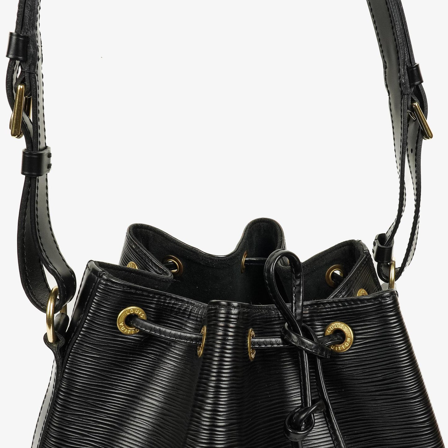 Louis Vuitton Petit Noe Black EPI Leather Shoulder Bag