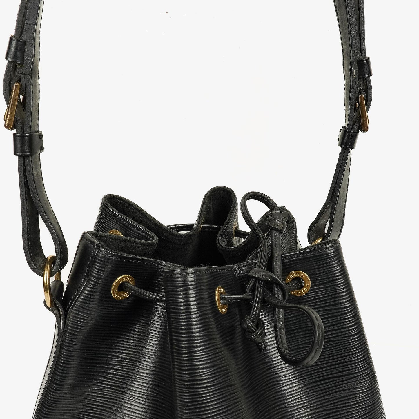 Louis Vuitton Petit Noe Black EPI Leather Shoulder Bag