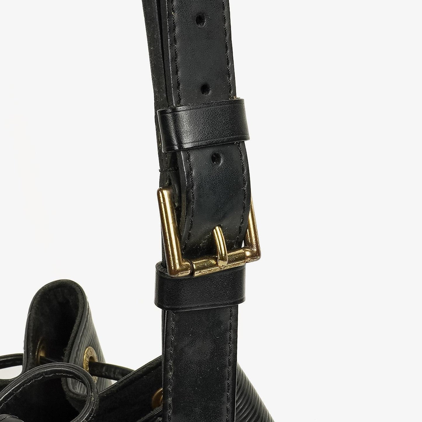 Louis Vuitton Petit Noe Black EPI Leather Shoulder Bag