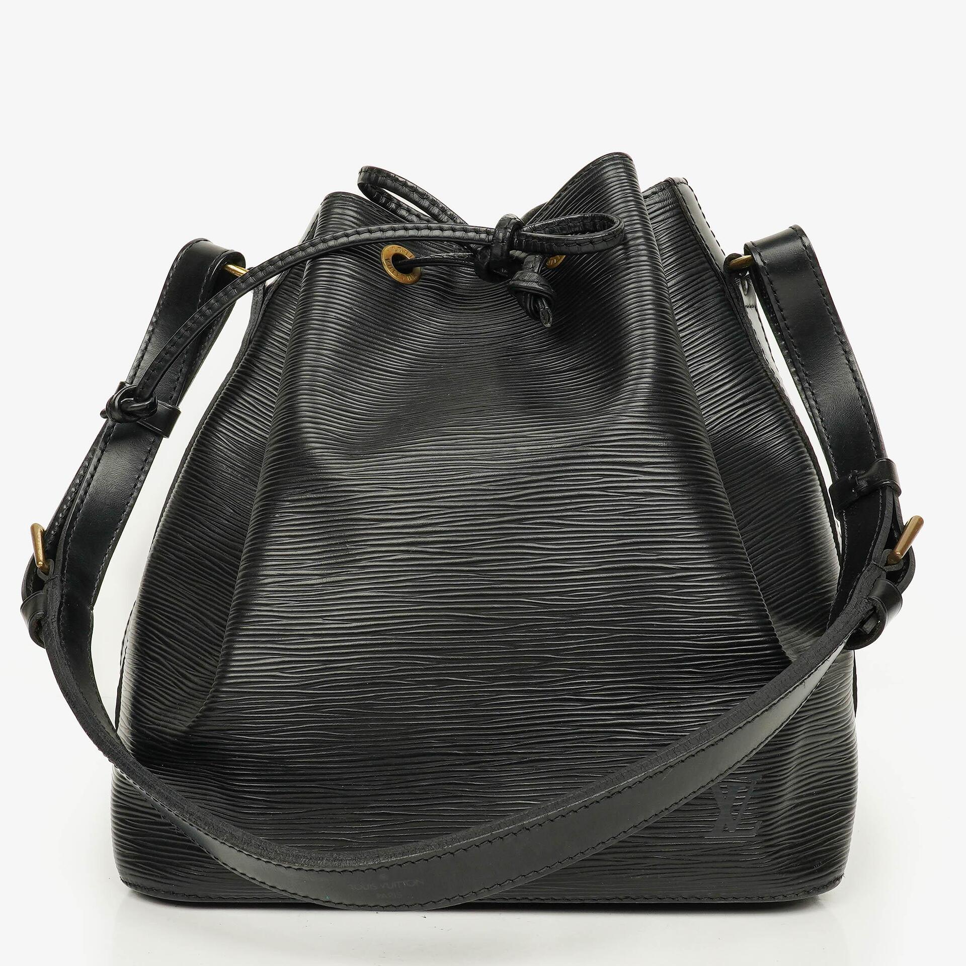 Louis Vuitton Petit Noe Black EPI Leather Shoulder Bag