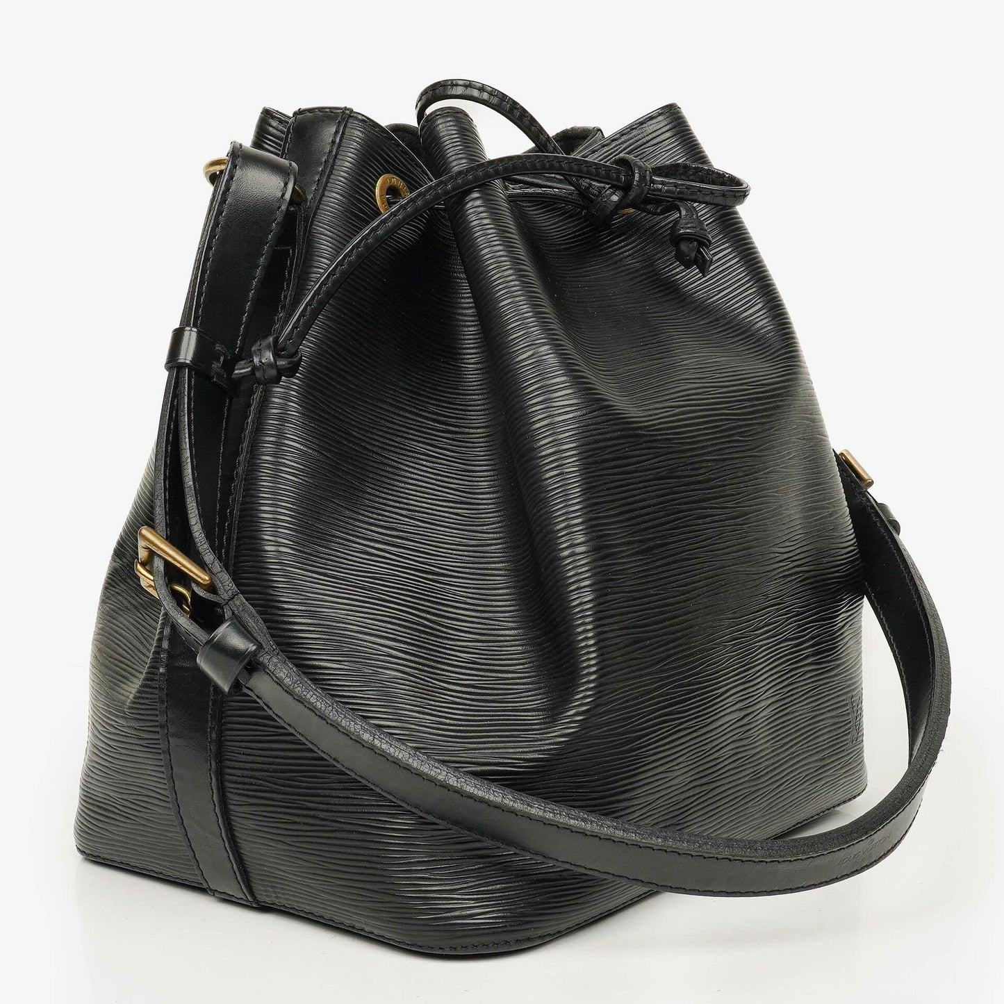 Louis Vuitton Petit Noe Black EPI Leather Shoulder Bag
