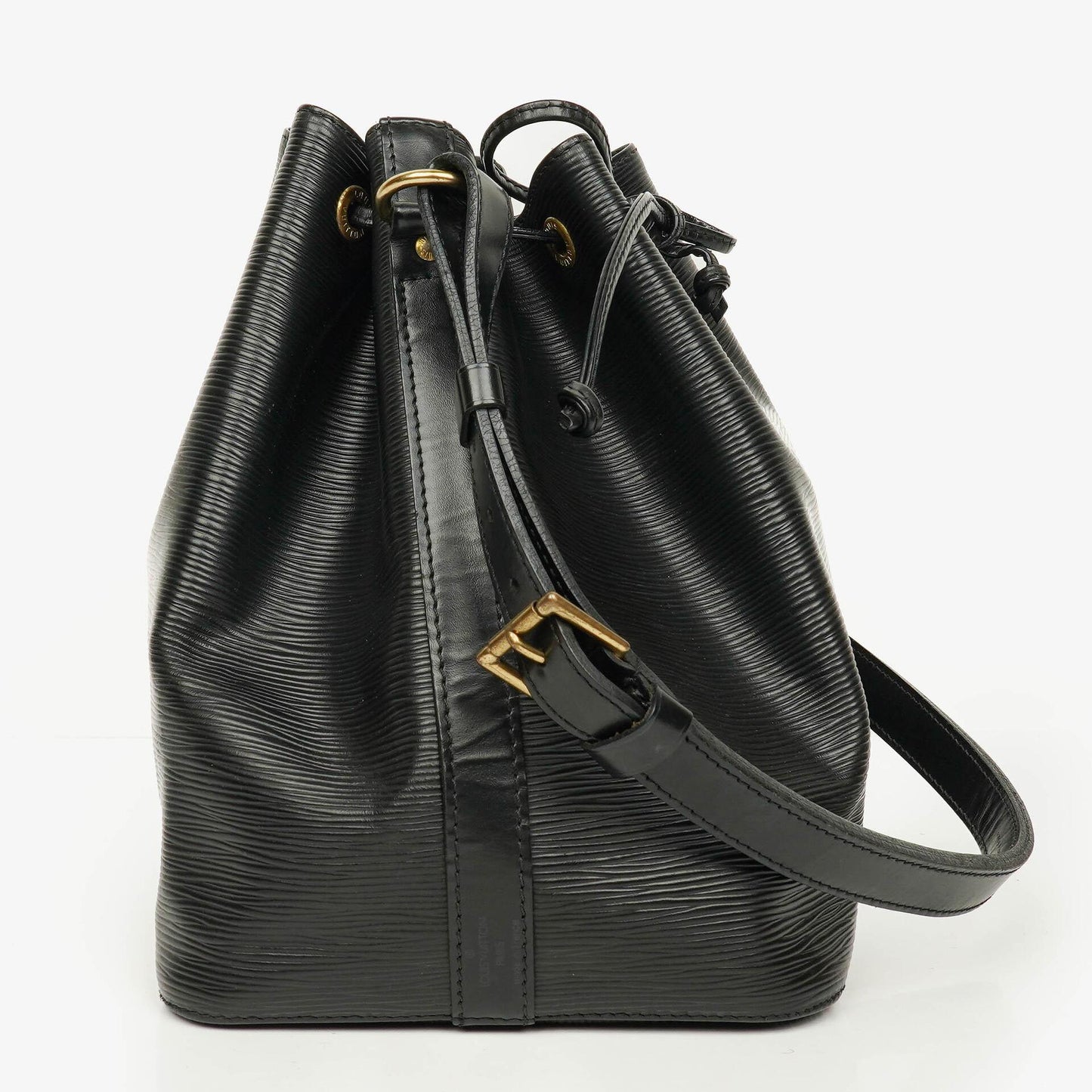 Louis Vuitton Petit Noe Black EPI Leather Shoulder Bag