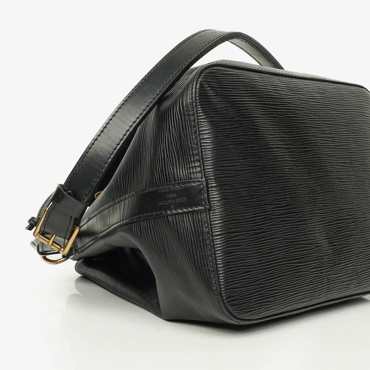 Louis Vuitton Petit Noe Black EPI Leather Shoulder Bag