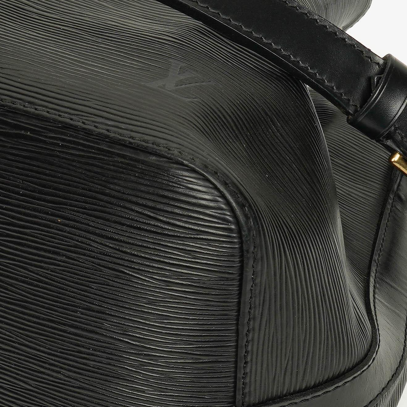 Louis Vuitton Petit Noe Black EPI Leather Shoulder Bag