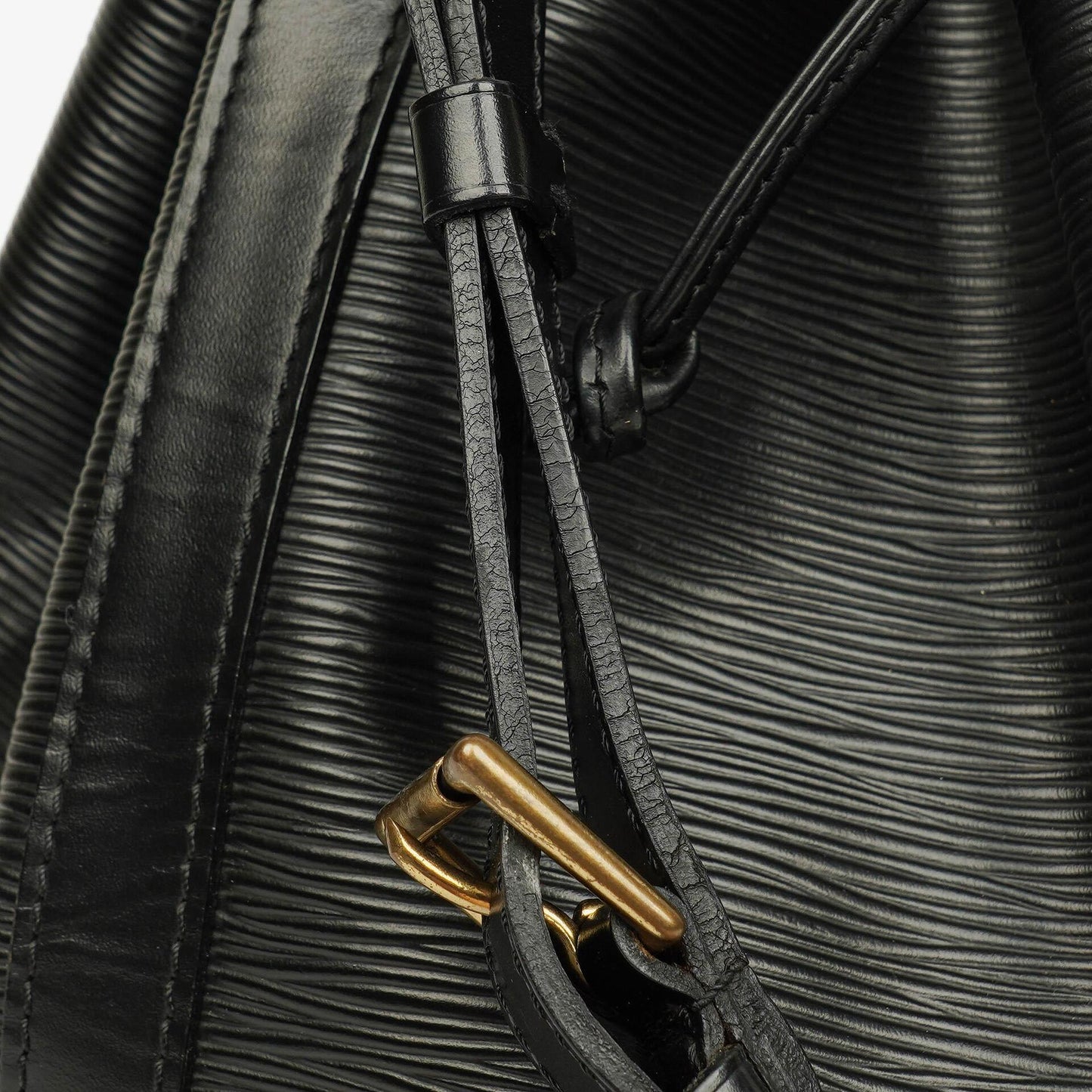 Louis Vuitton Petit Noe Black EPI Leather Shoulder Bag